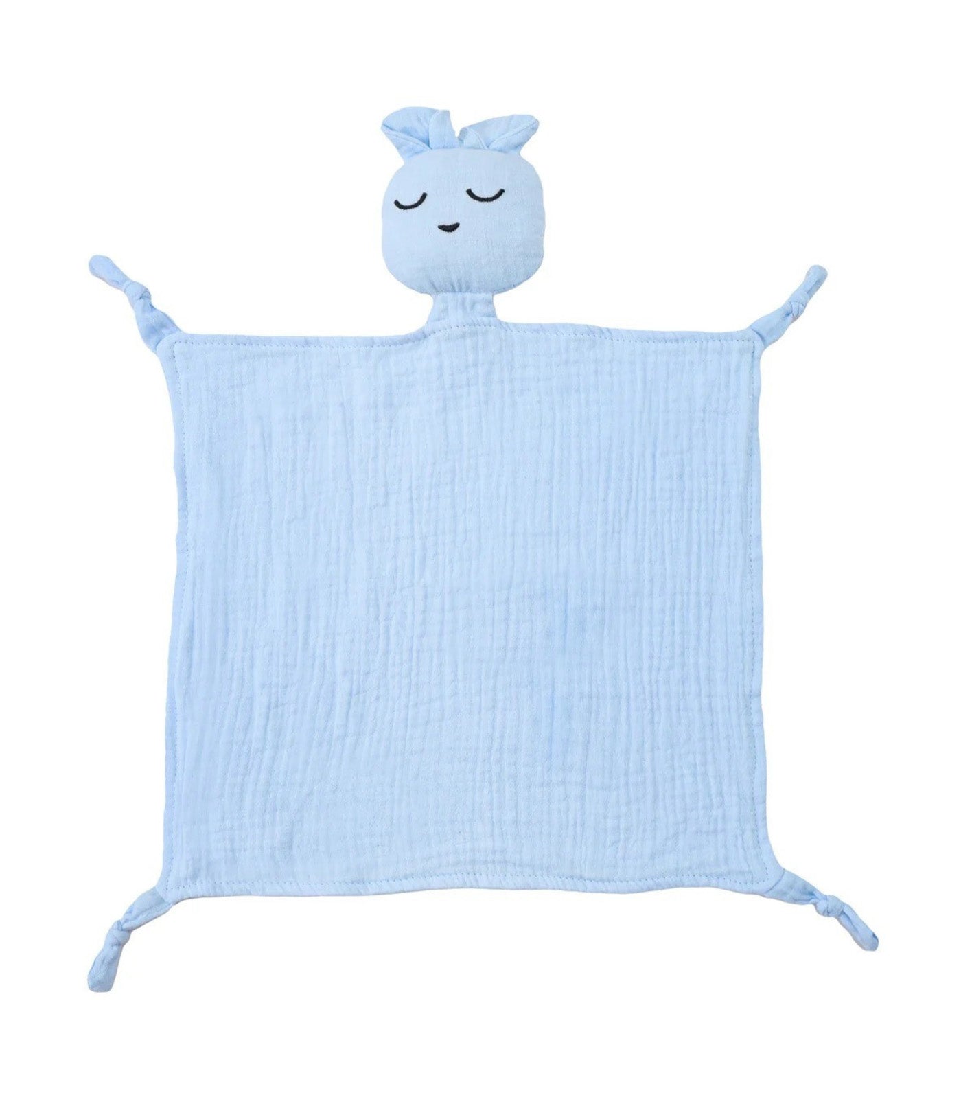 3-Piece Organic Muslin Set of Toy, Bib & Teether