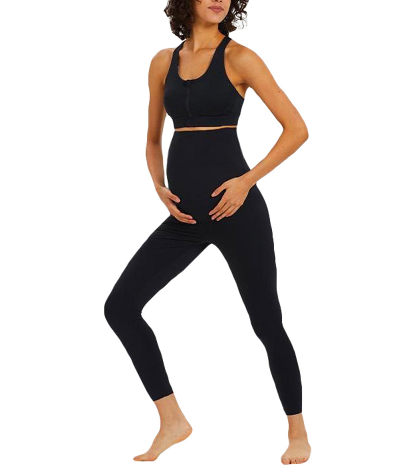 Active Belly Cover Maternity Leggings