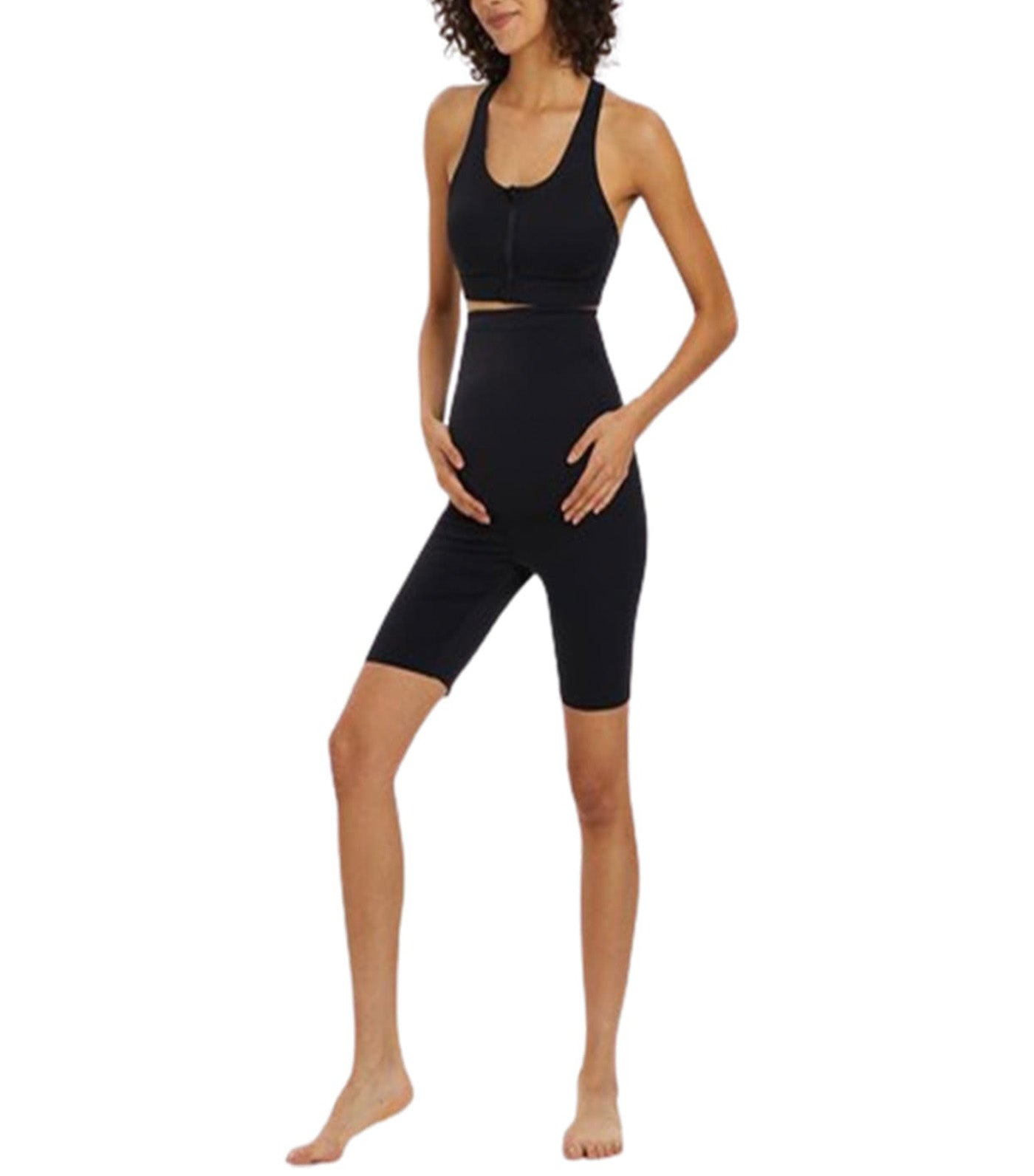 Essential Belly Cover Maternity Leggings Short