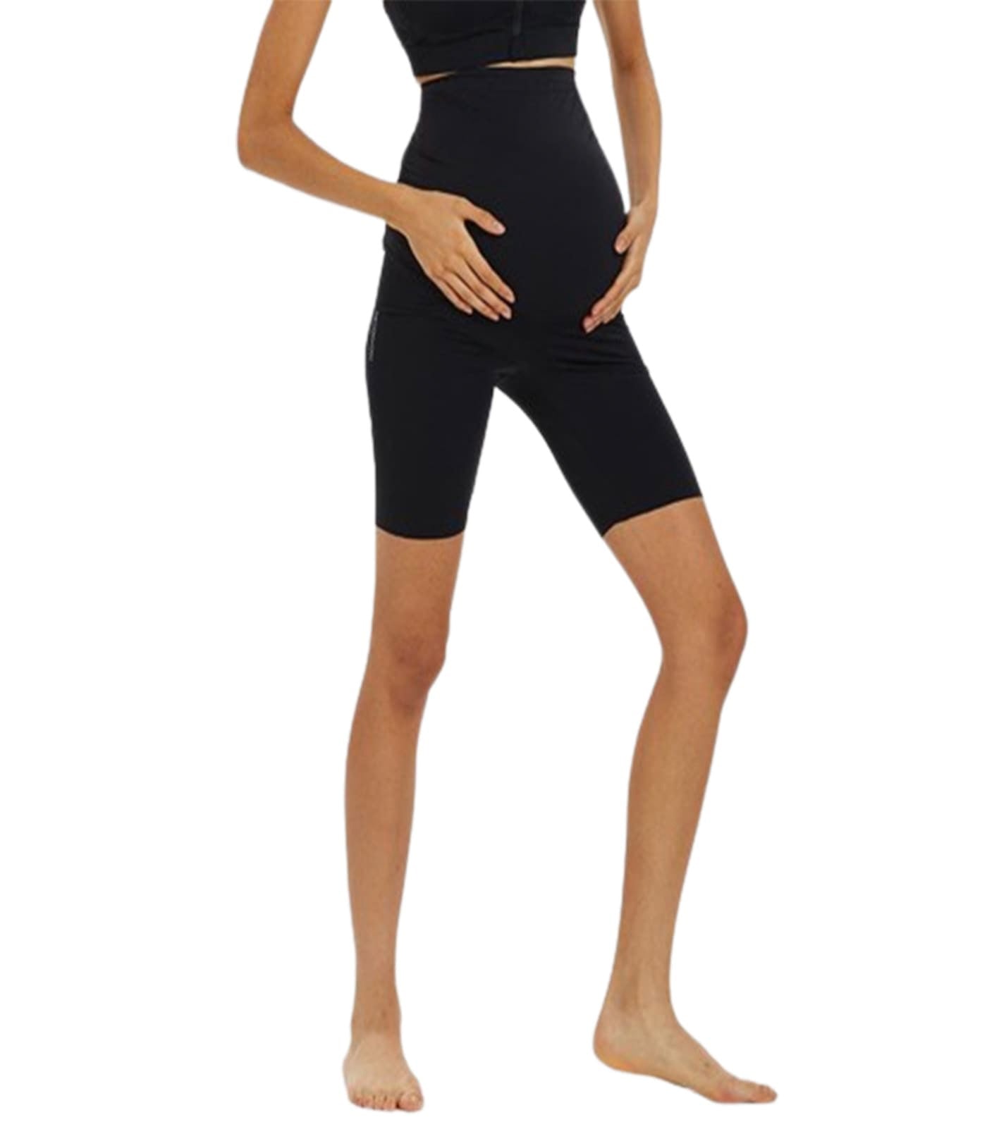 Essential Belly Cover Maternity Leggings Short