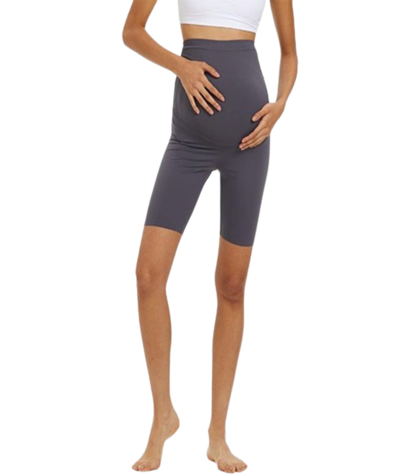 Essential Belly Cover Maternity Leggings Short