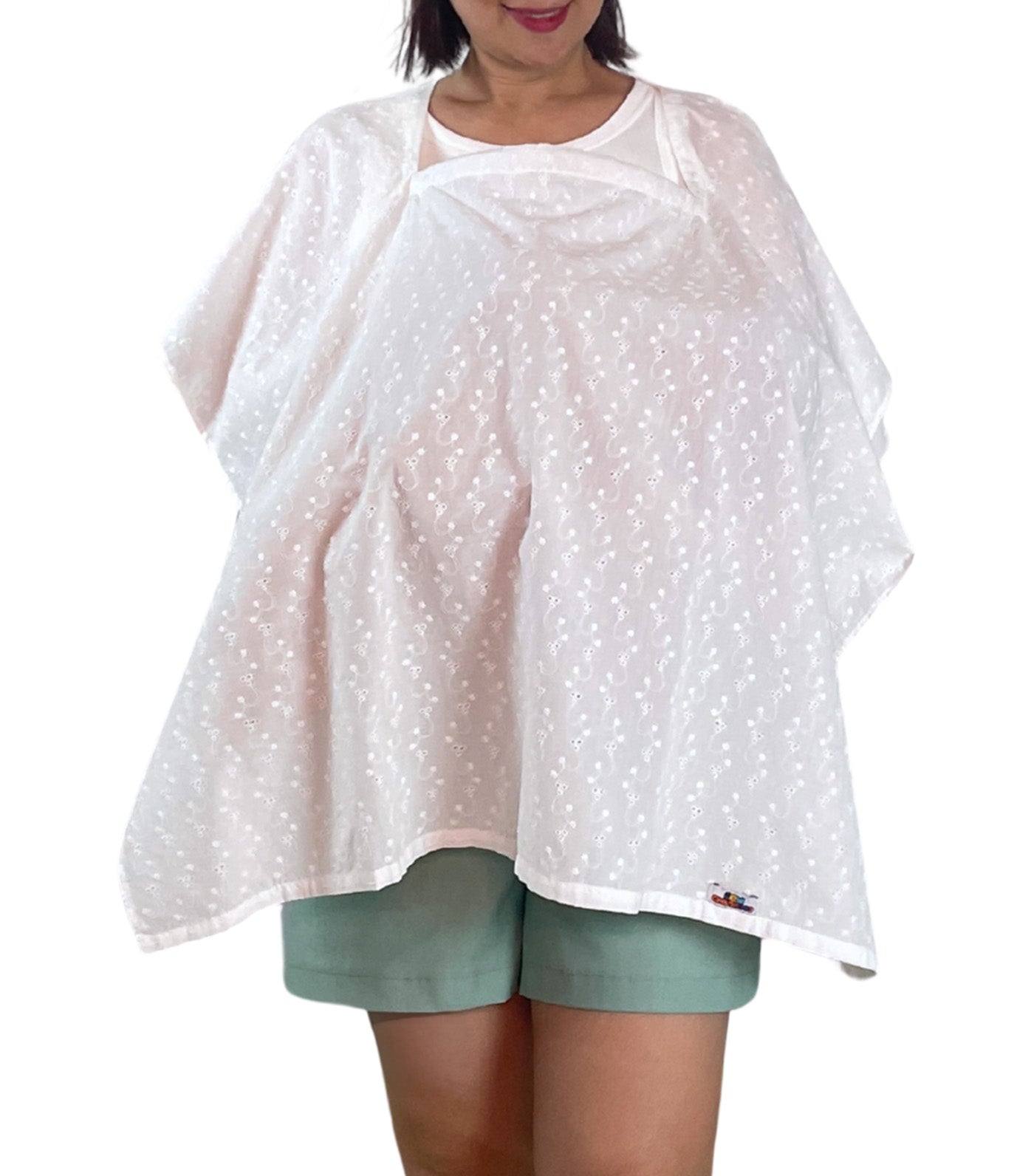 Poncho Nursing Covers with Stiffener Eyelet