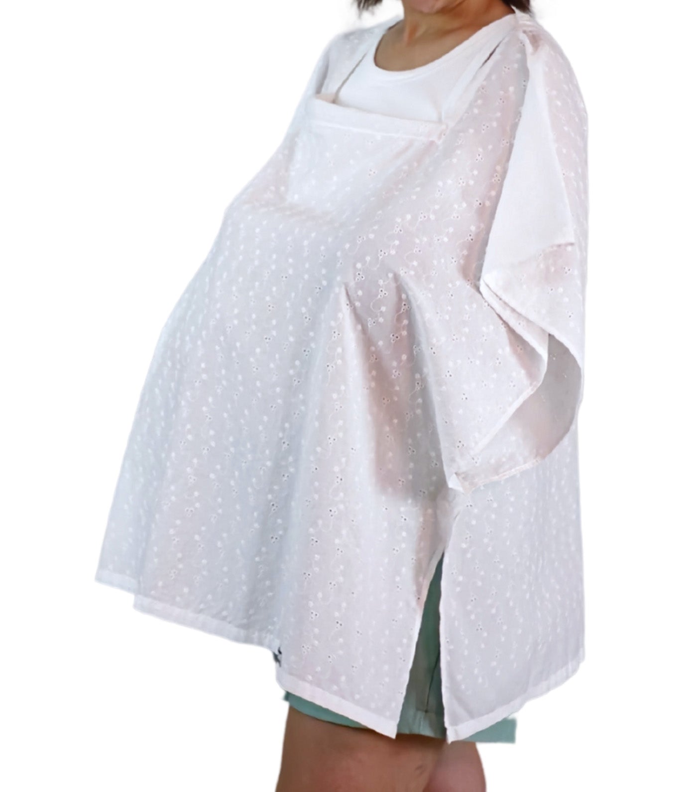 Poncho Nursing Covers with Stiffener Eyelet