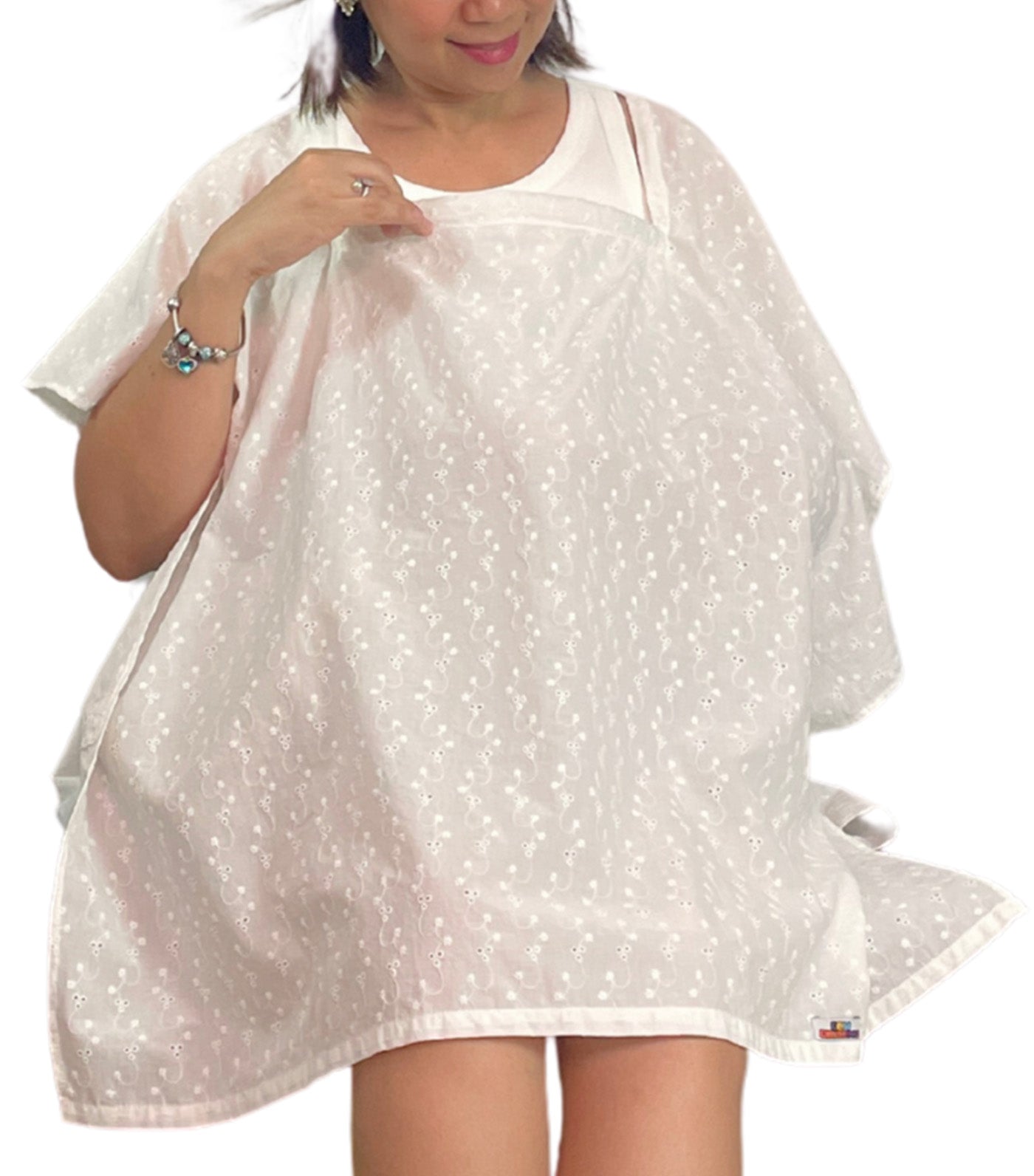 Poncho Nursing Covers with Stiffener Eyelet
