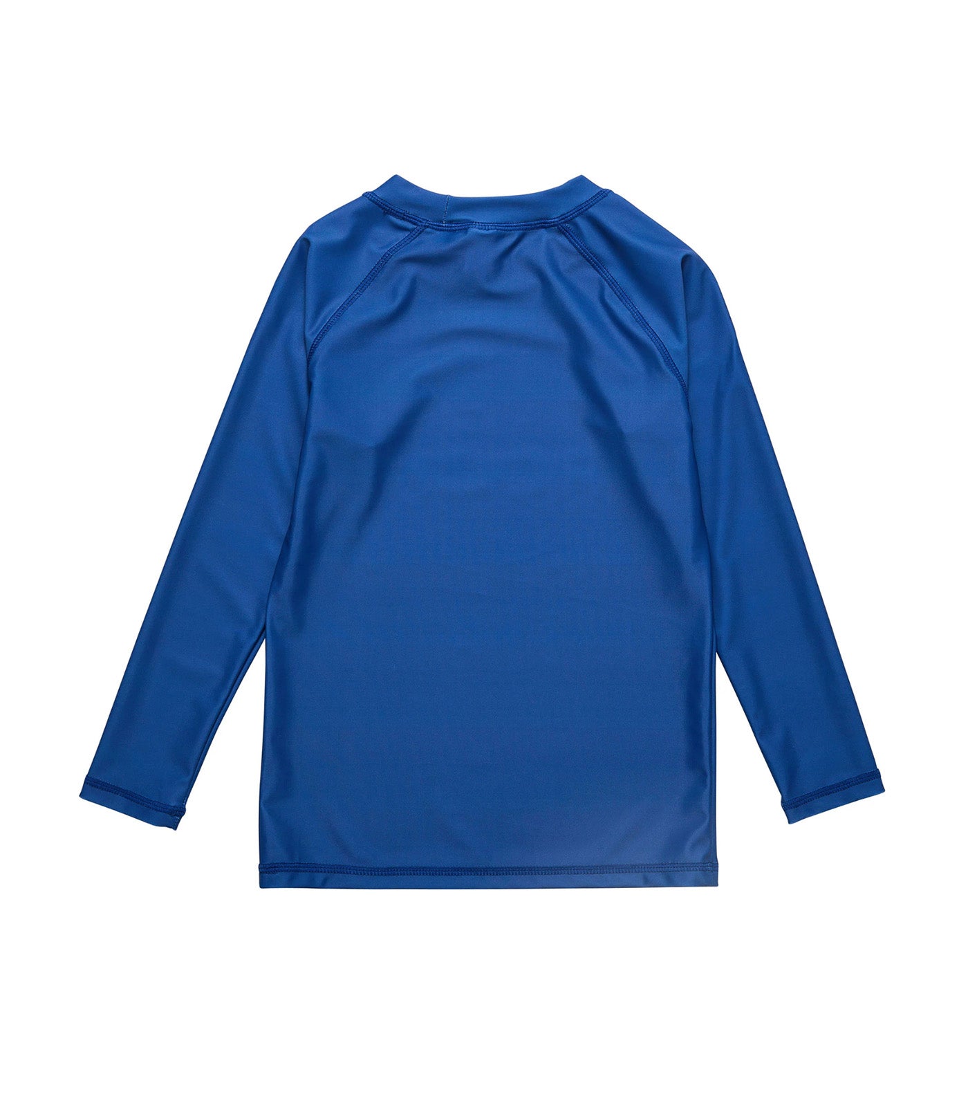 Denim Logo Long Sleeve Rash Top Blue