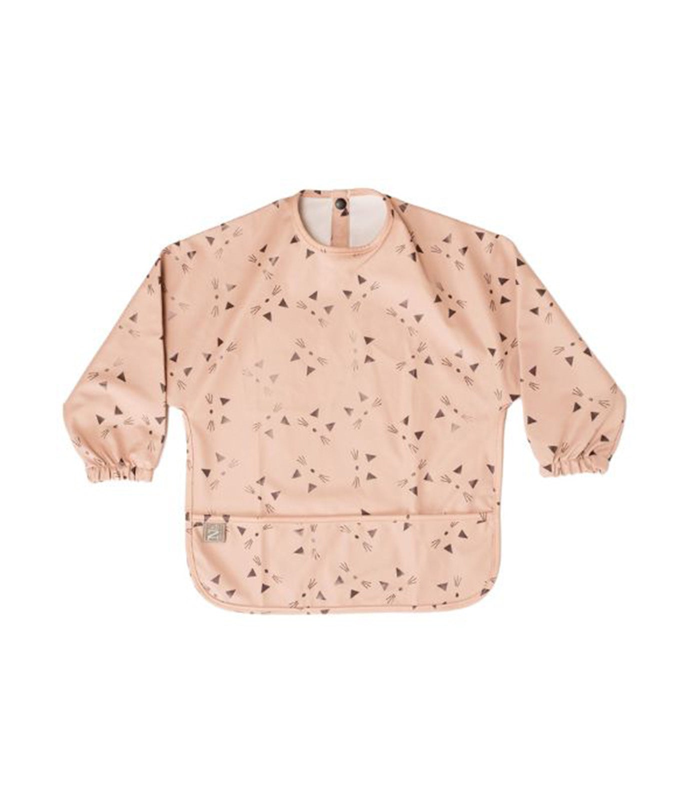 Long Sleeve Baby Bib with Wide Food Catcher