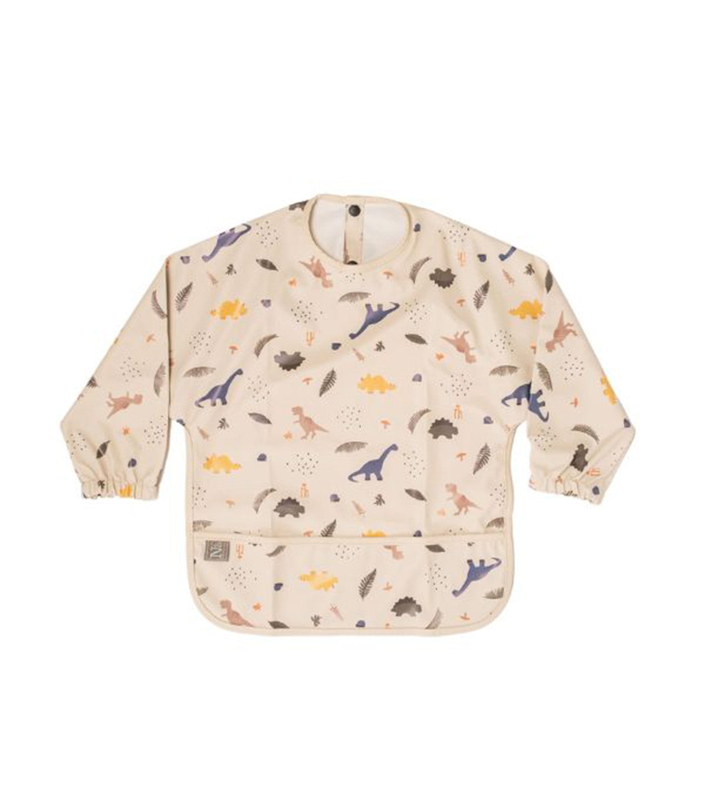 Long Sleeve Baby Bib with Wide Food Catcher