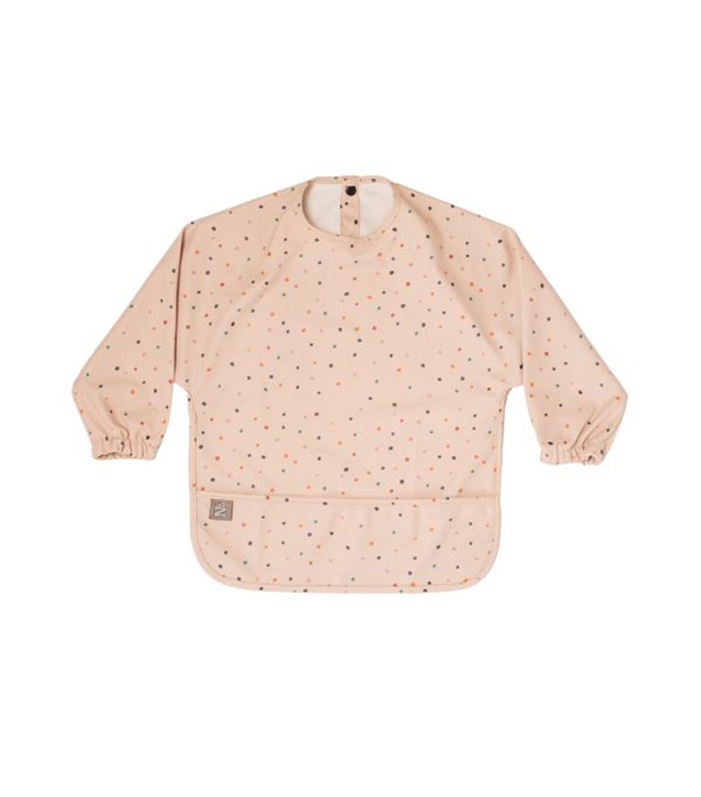 Long Sleeve Baby Bib with Wide Food Catcher