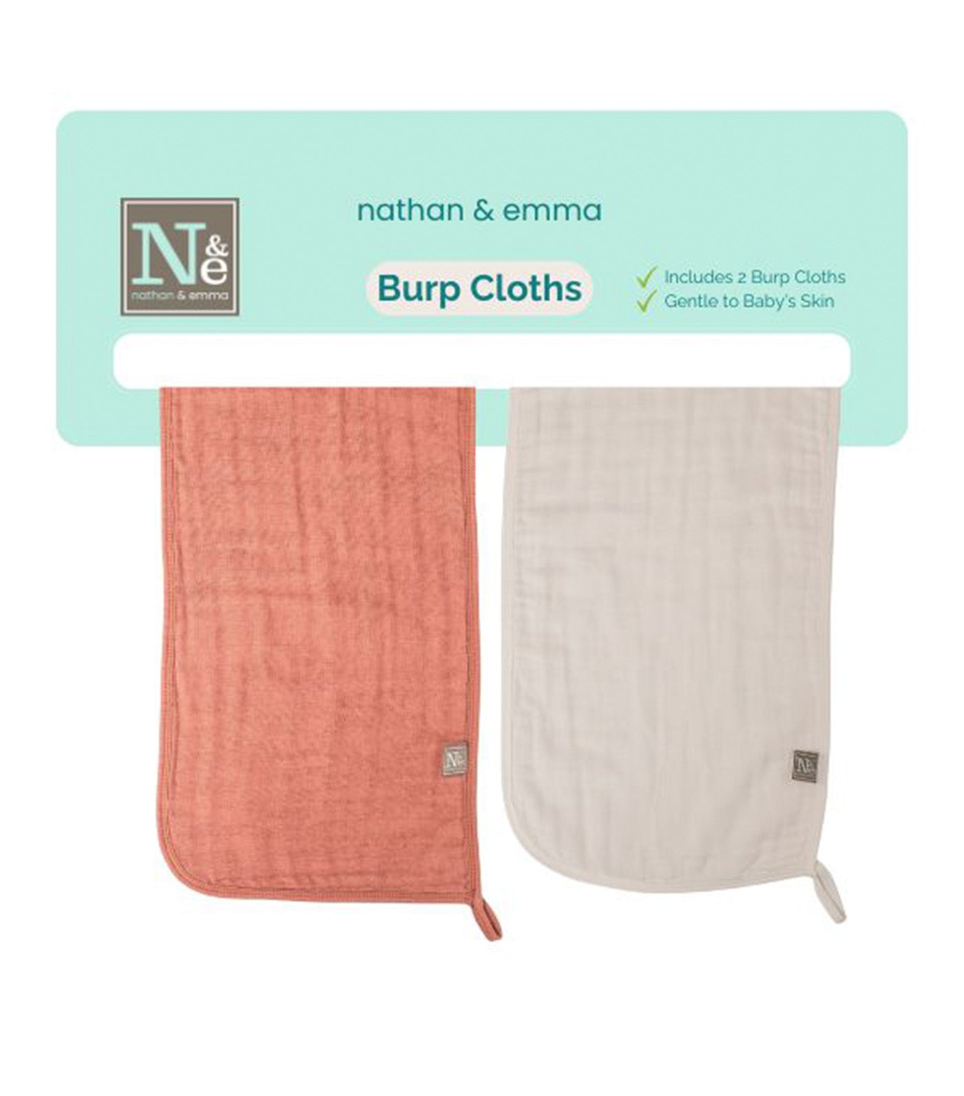 2PK Baby Muslin Burp Cloth
