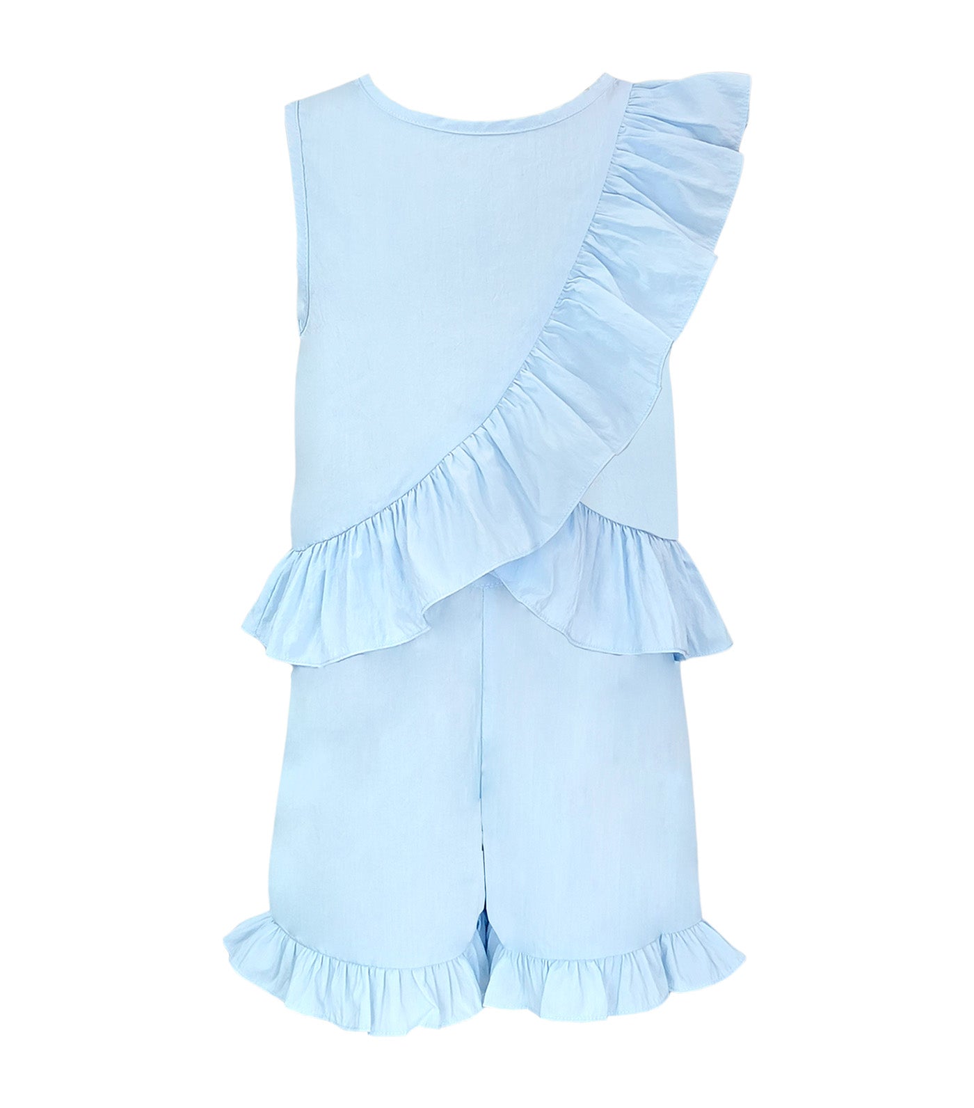 Renata Girls Ruffled Top and Shorts Set