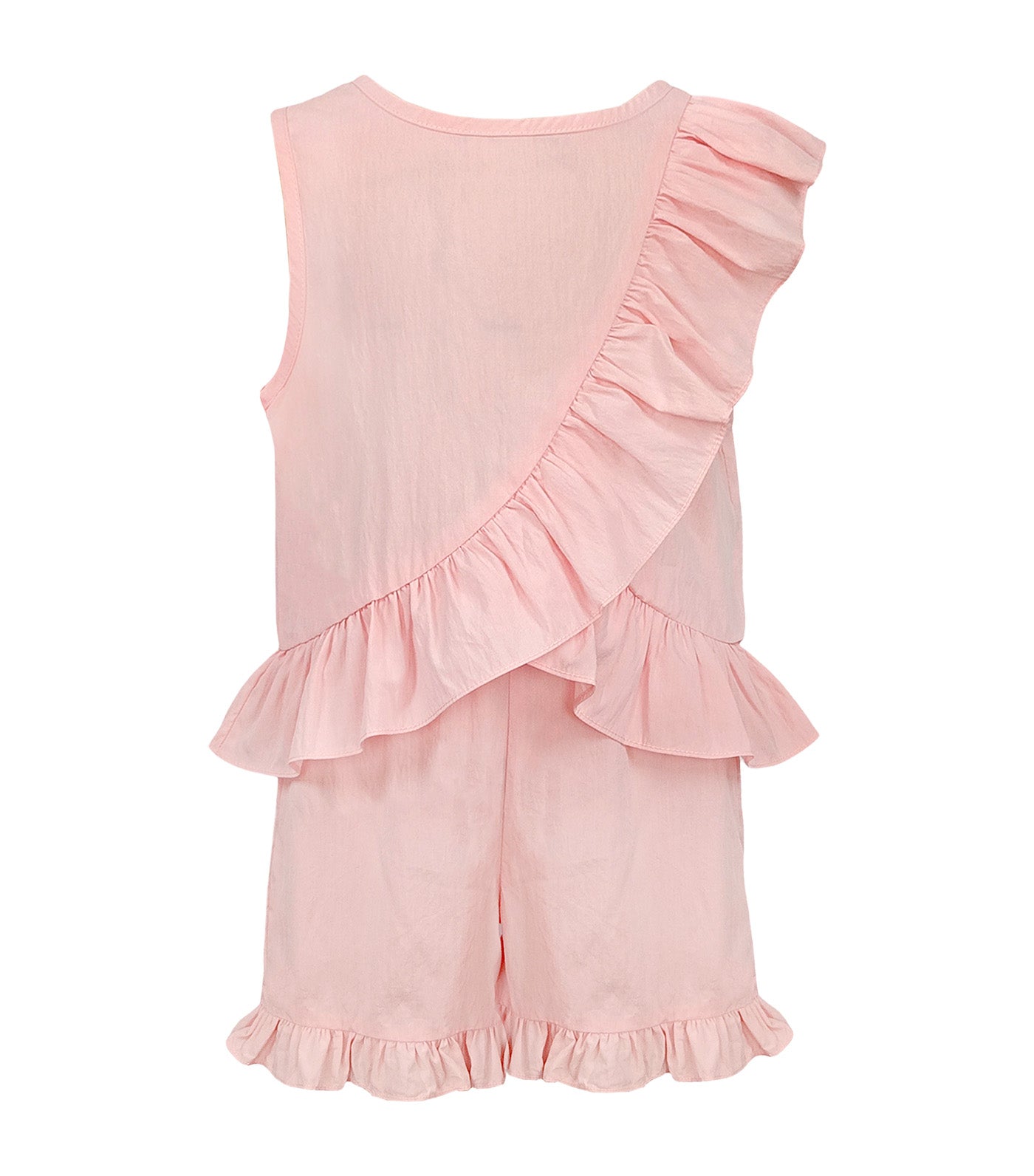 Renata Girls Ruffled Top and Shorts Set