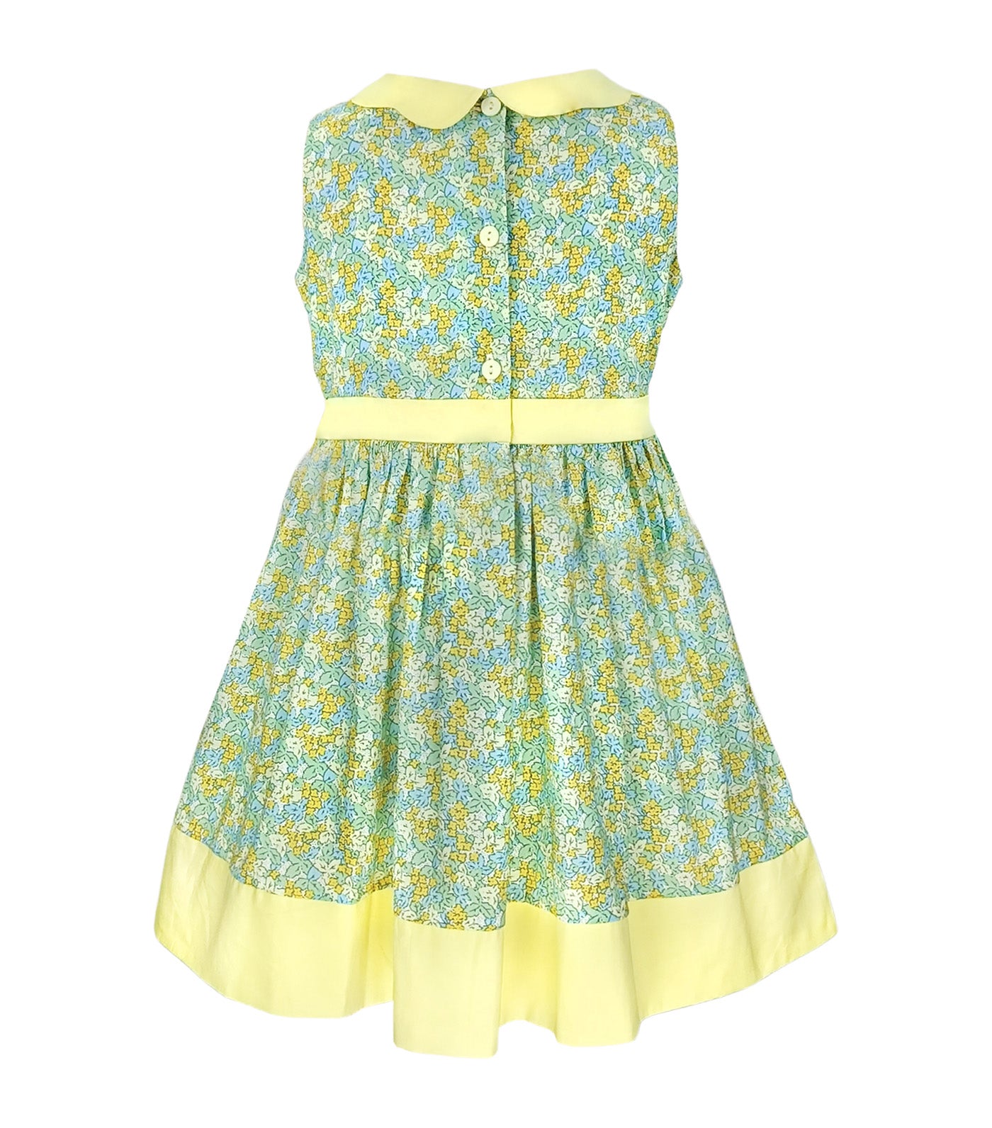 Delany Girls Floral Dress Yellow