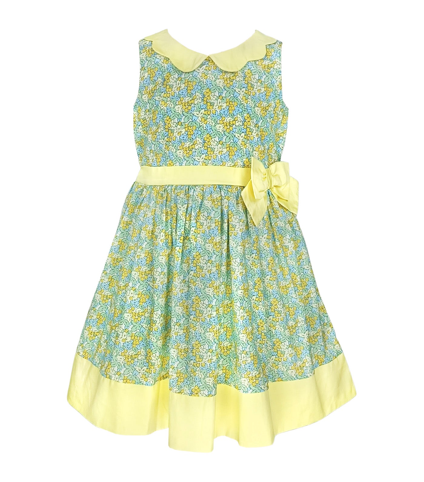 Delany Girls Floral Dress Yellow