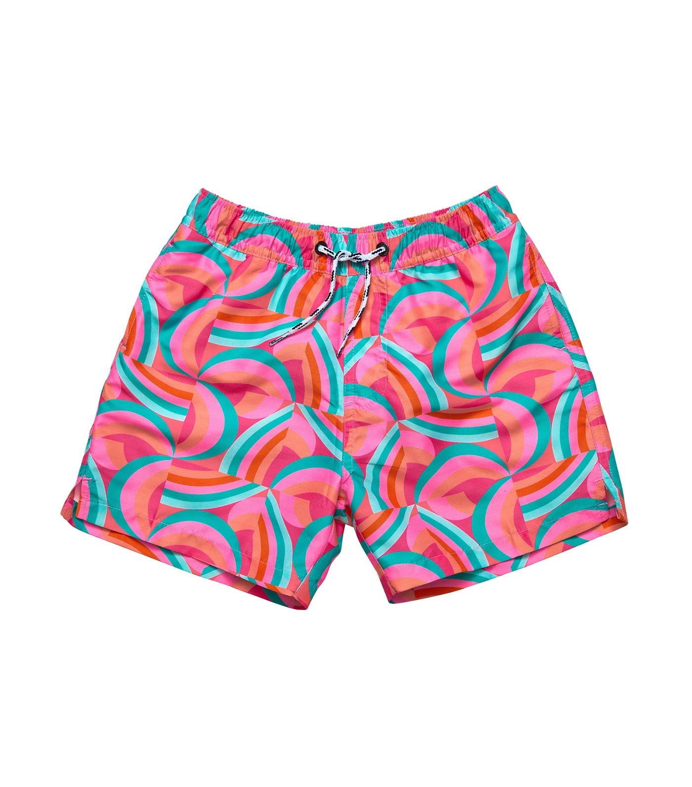 Geo Melon Sustainable Swim Short Red
