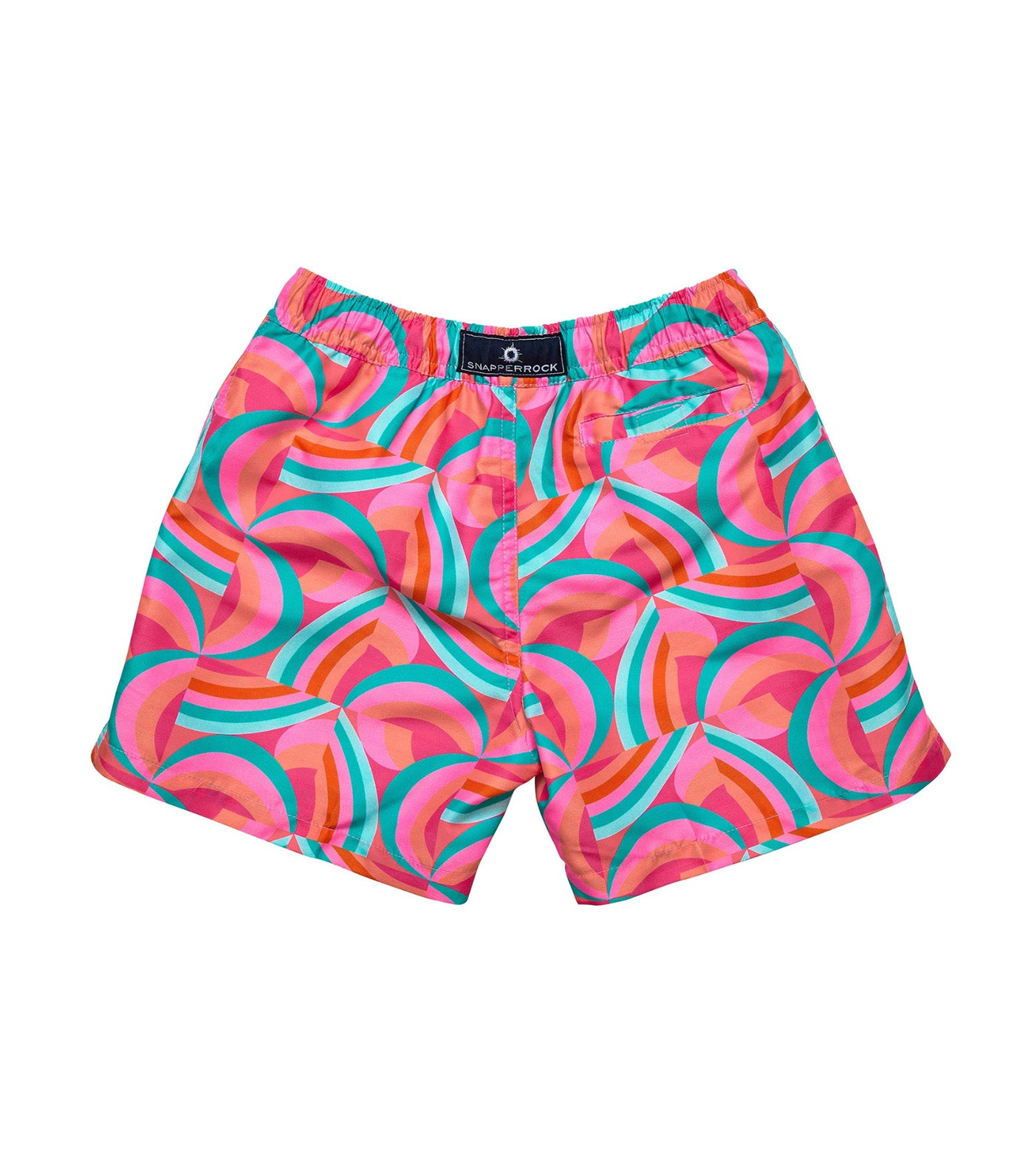 Geo Melon Sustainable Swim Short Red