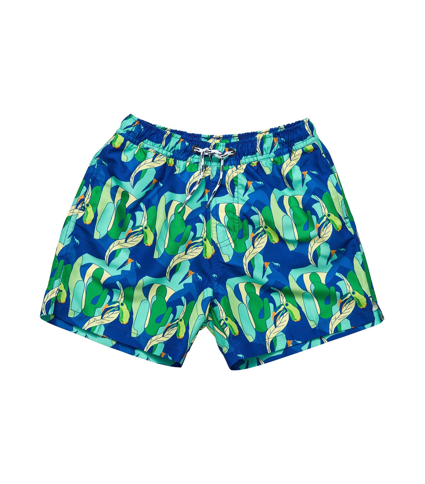 Toucan Jungle Sustainable Swim Short Blue