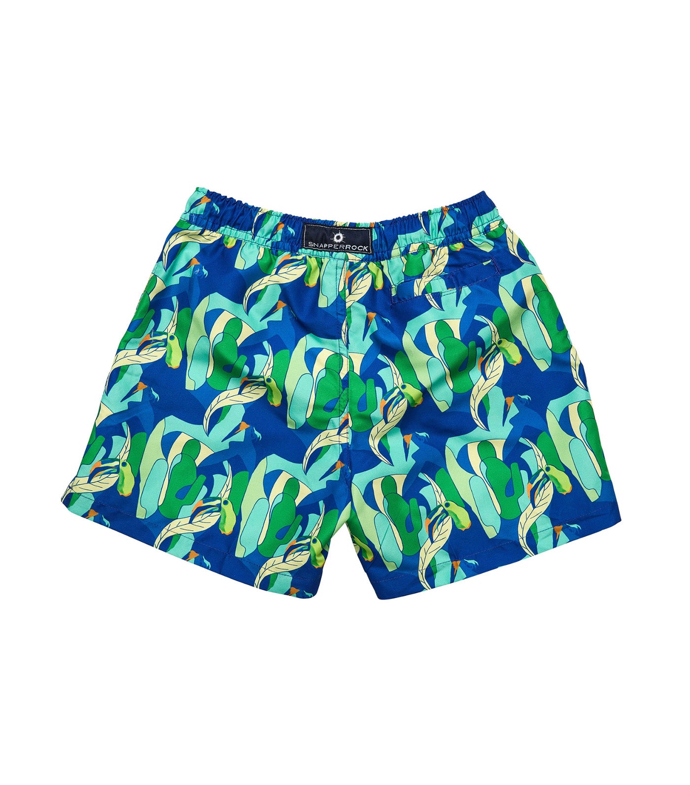 Toucan Jungle Sustainable Swim Short Blue