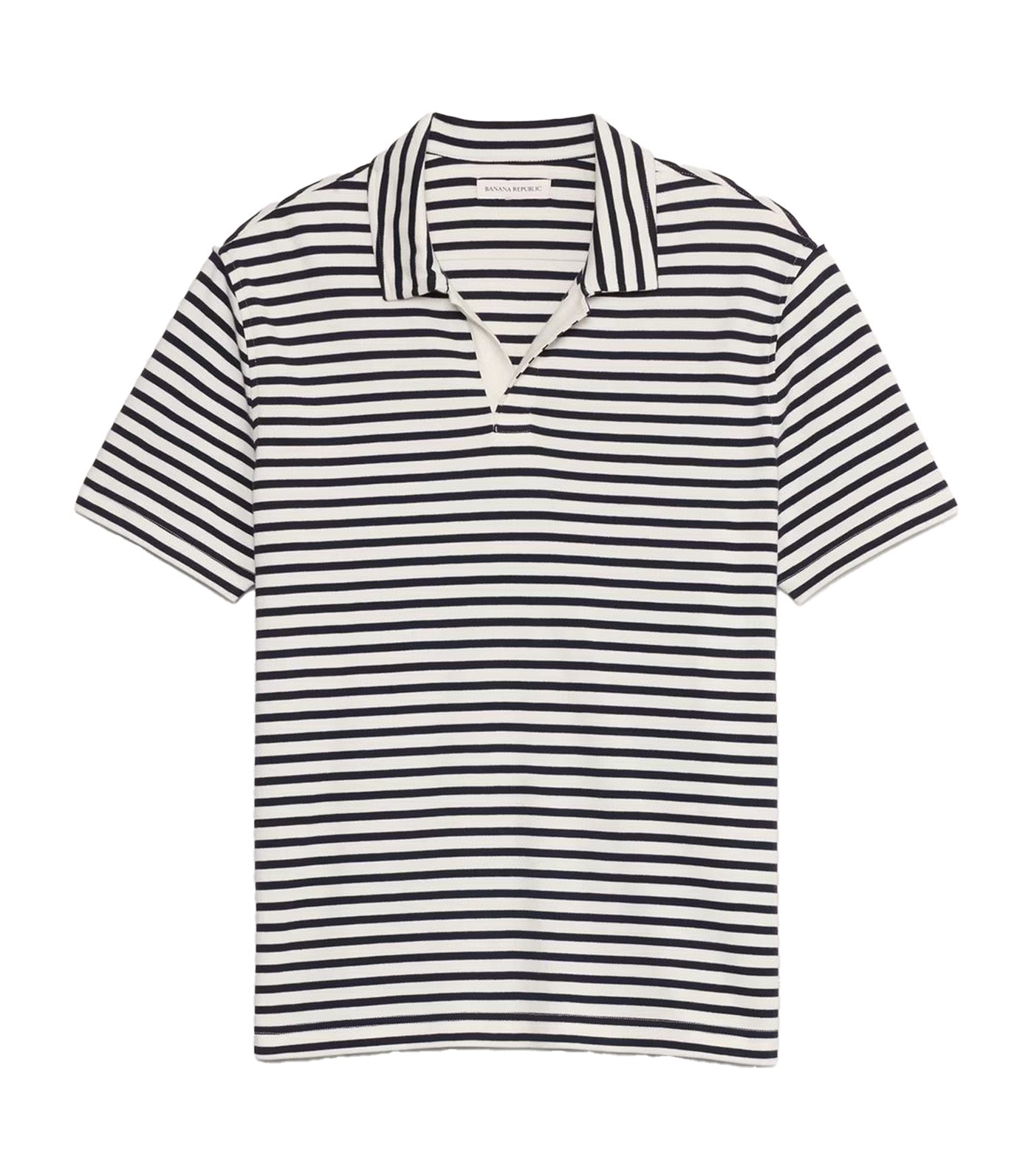 Luxury-Touch Stripe Polo