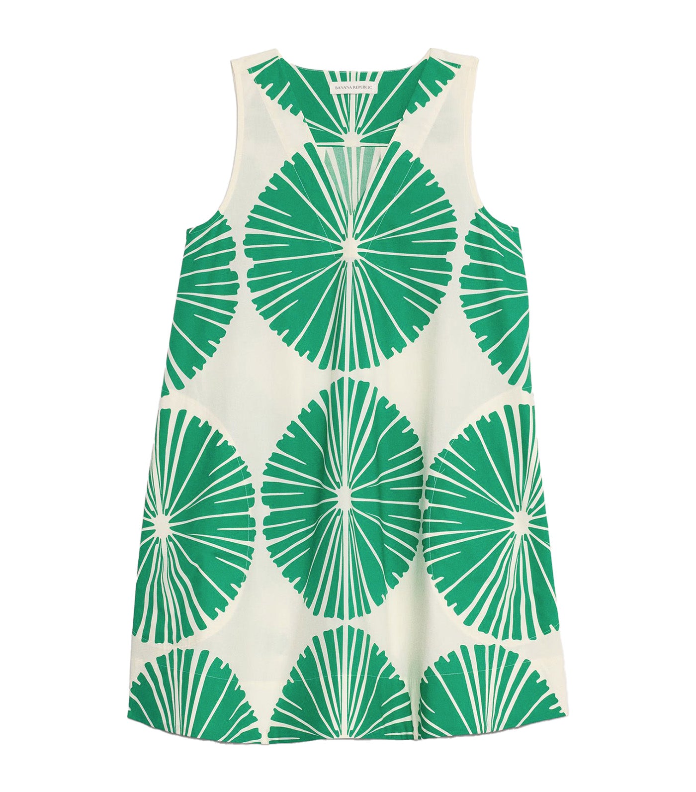 Cotton Poplin Swing Mini Dress