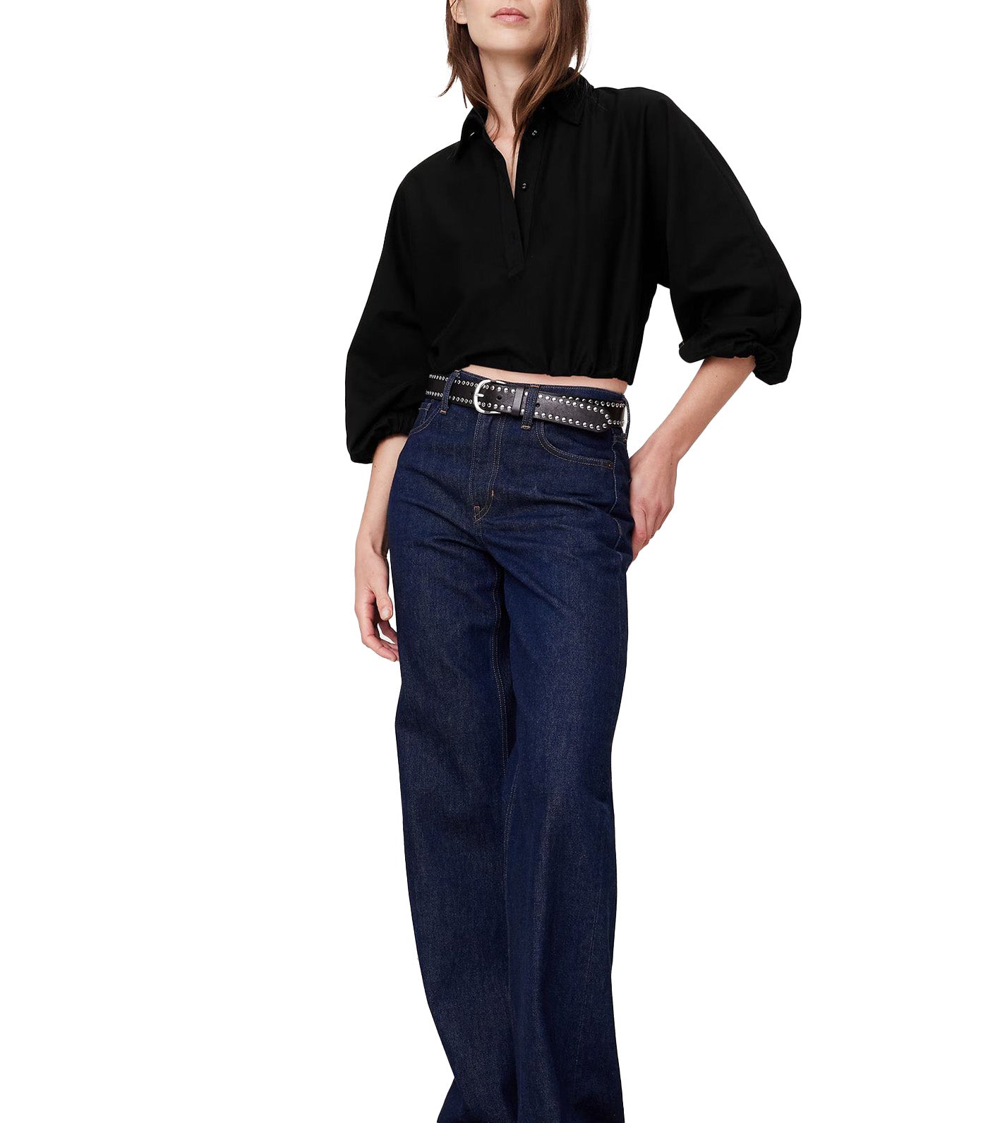 Cotton Cropped Polo