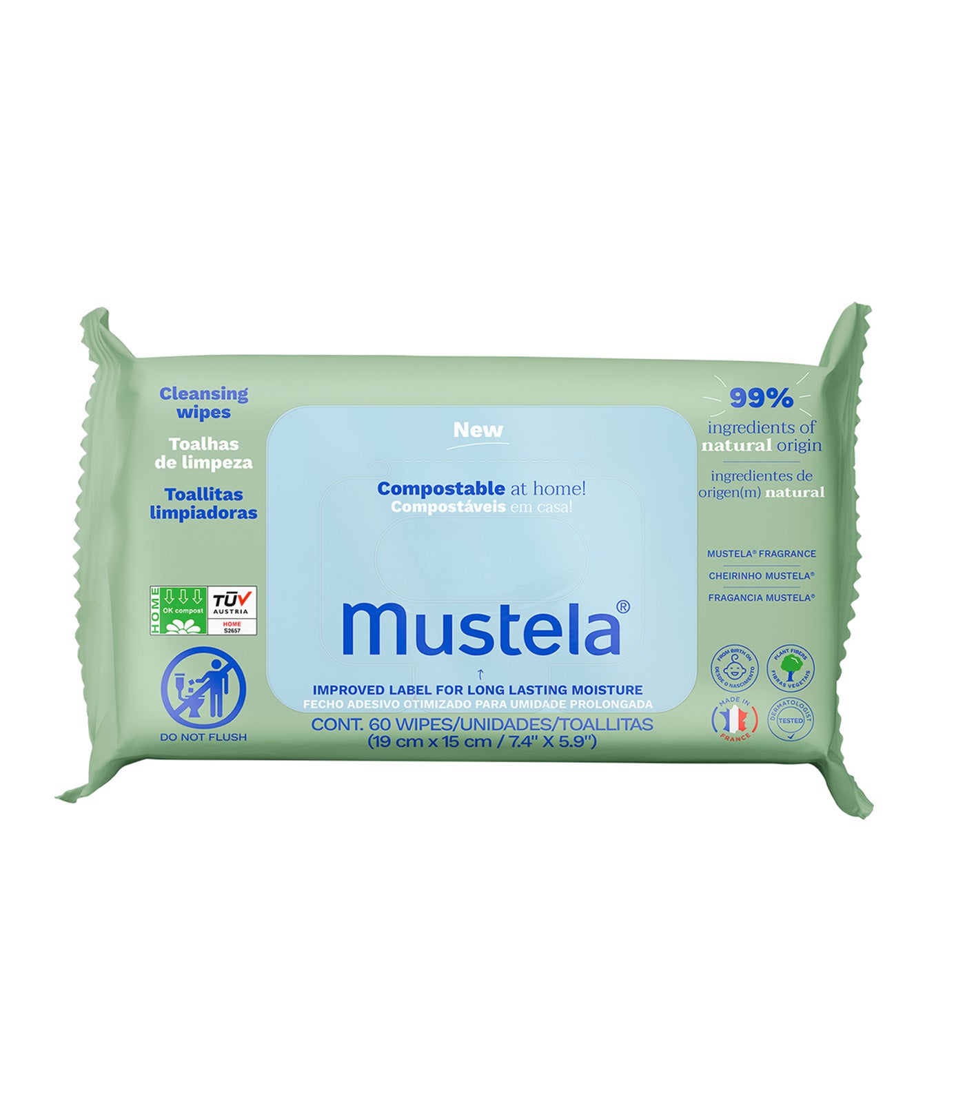 Compostable Wipes - 60 sheets