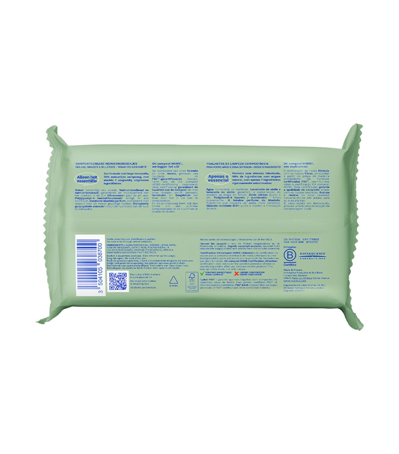 Compostable Wipes - 60 sheets