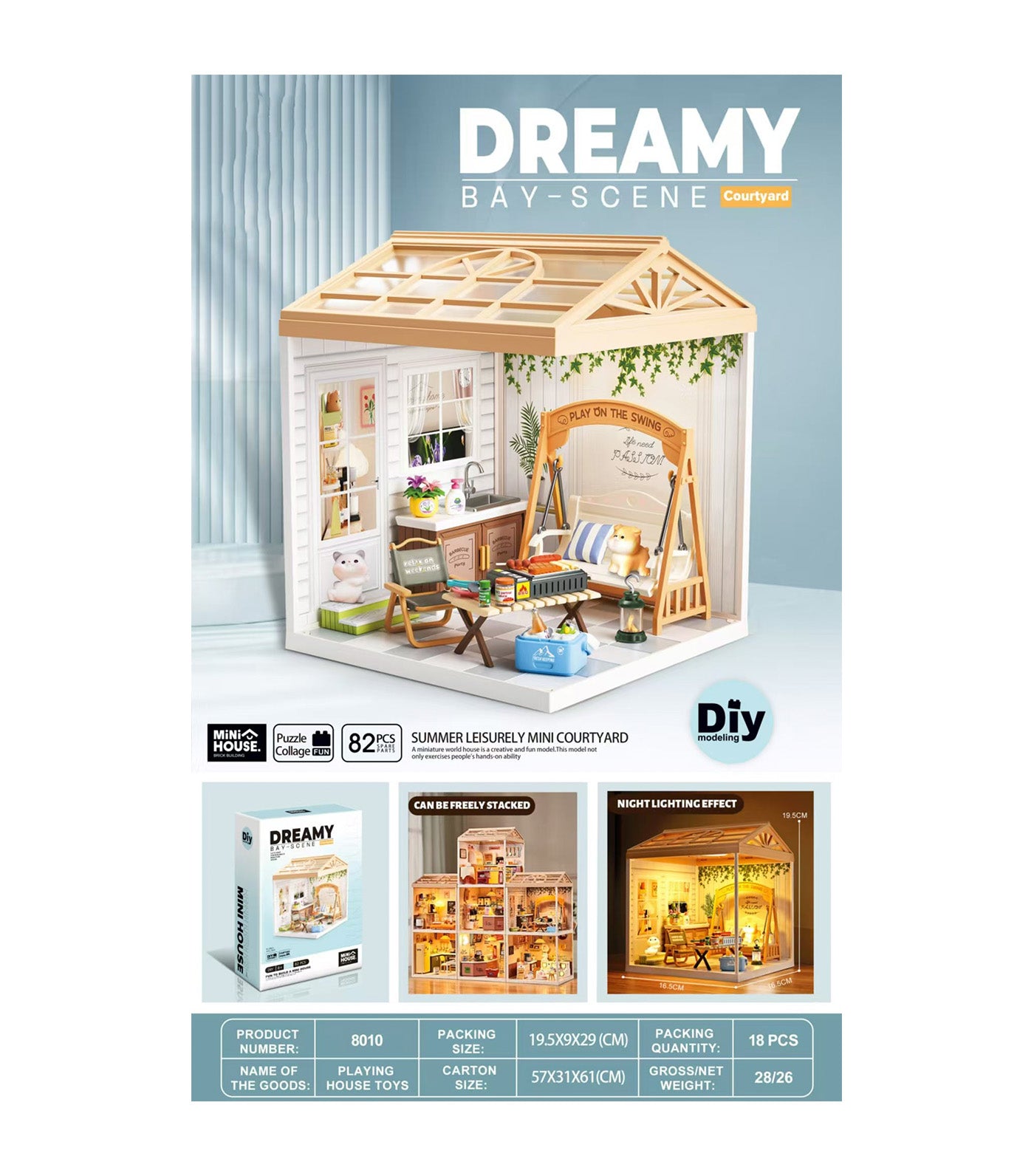 DIY Mini House - Patio Set