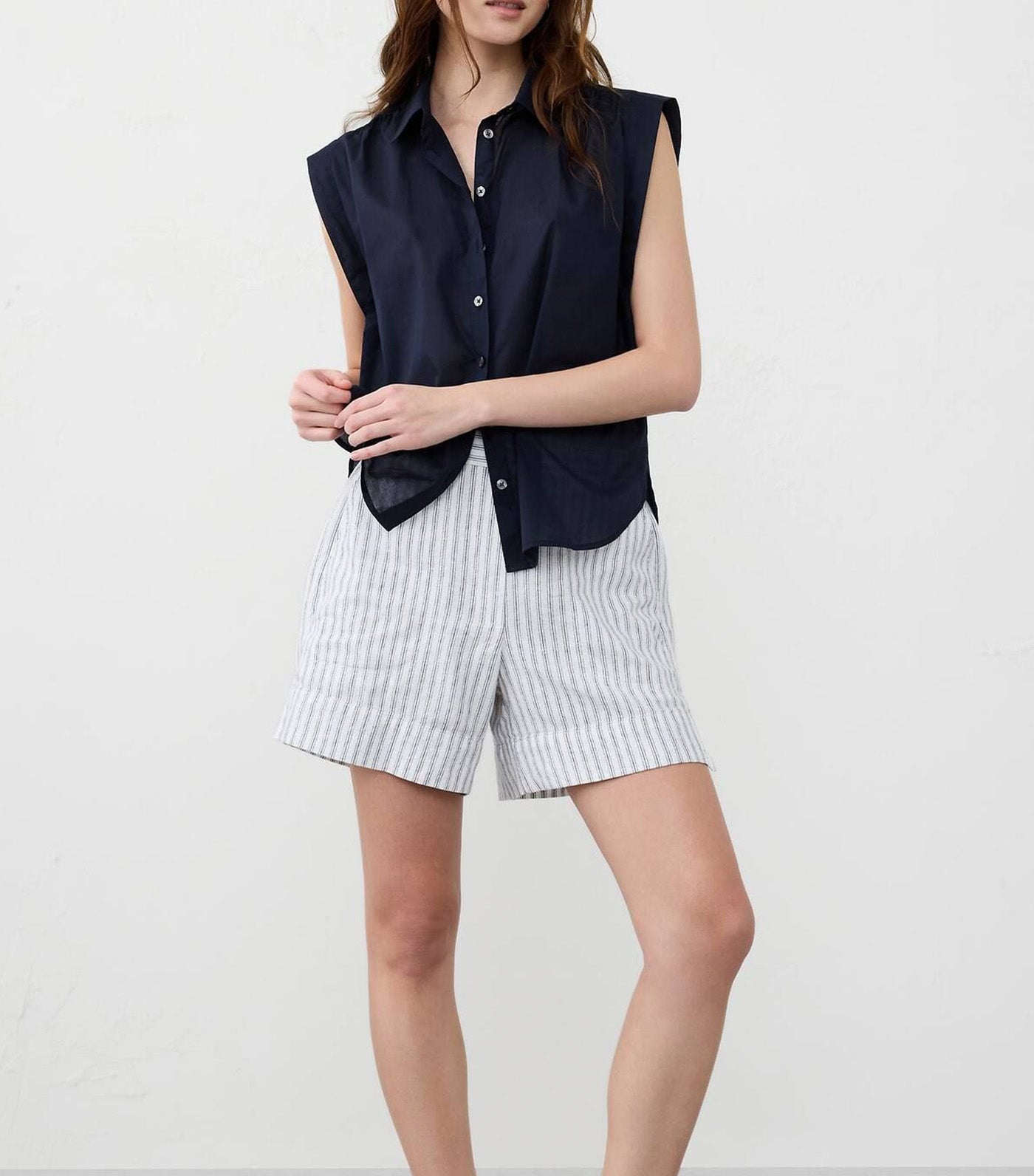 Soft Gathered Voile Shirt