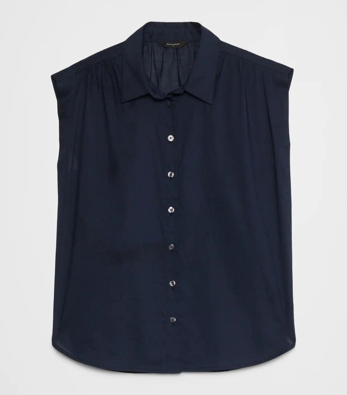 Soft Gathered Voile Shirt