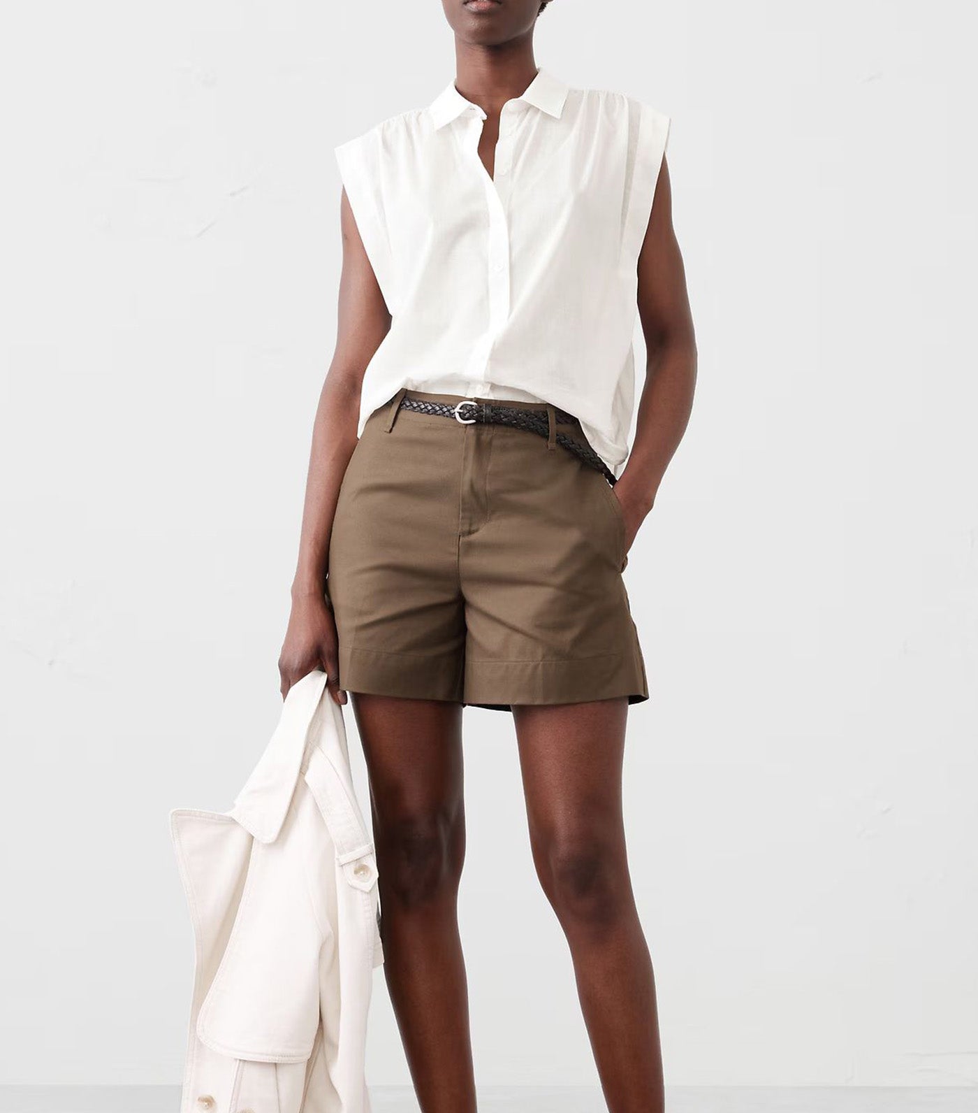 Soft Gathered Voile Shirt