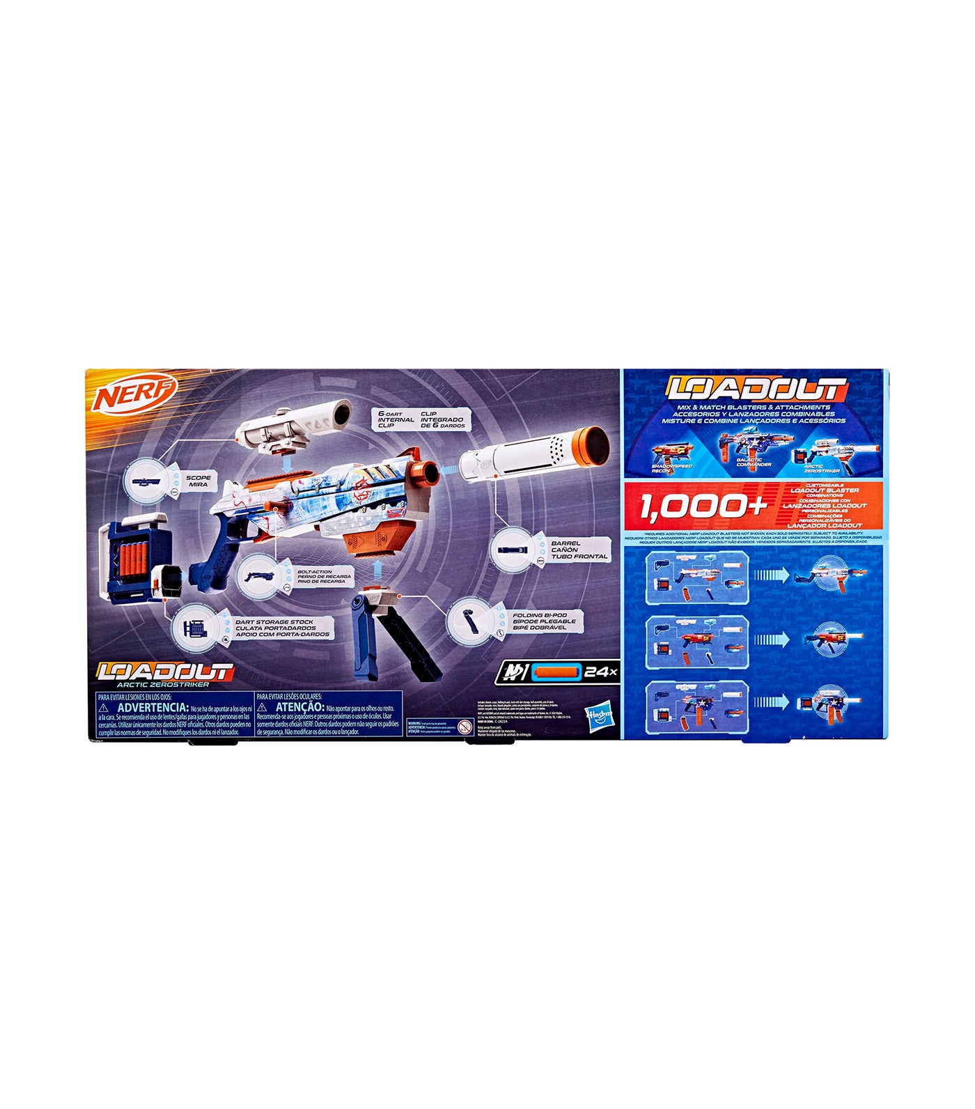 Nerf Loadout Arctic Zero Striker Blaster