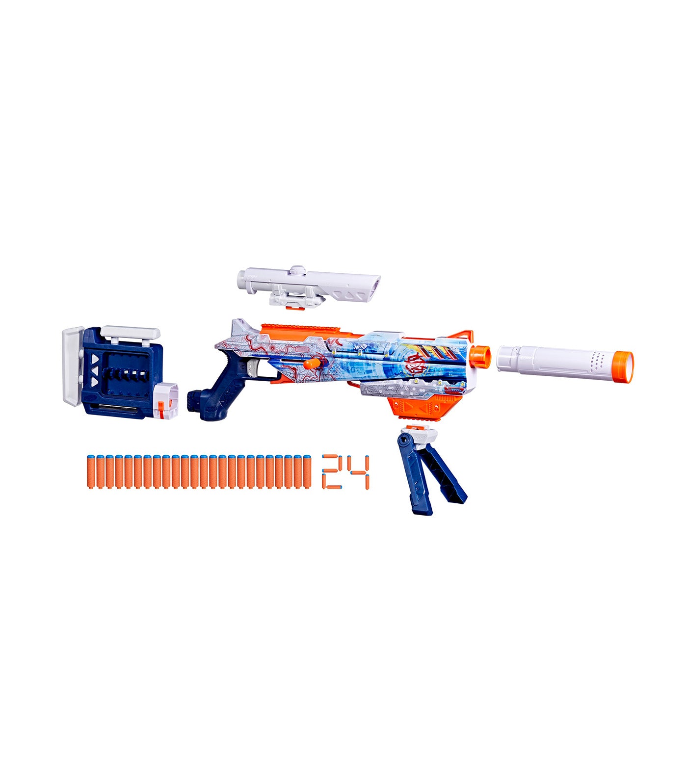 Nerf Loadout Arctic Zero Striker Blaster