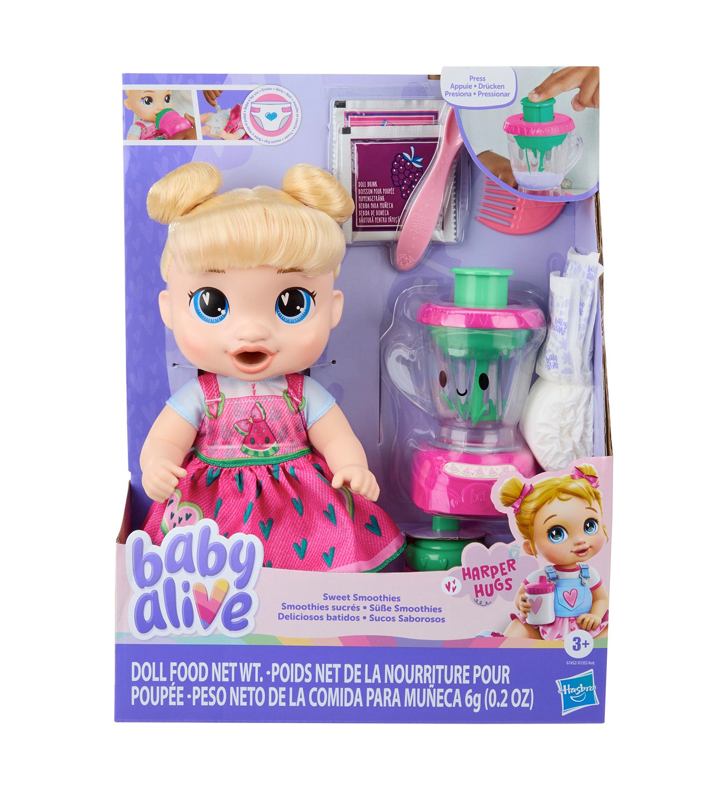 Sweet Smoothies Harper Hugs Baby Doll