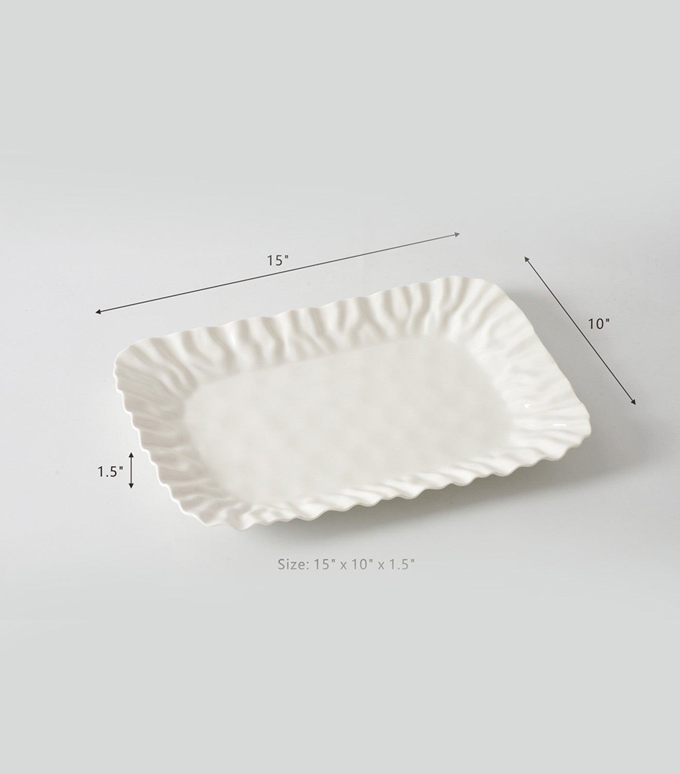 Pampa Bay Mascali Bianca Medium Deep Tray