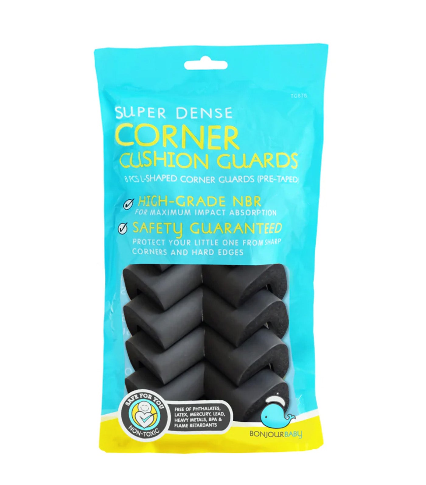Bonjour Baby Super Dense Corner Guard Black