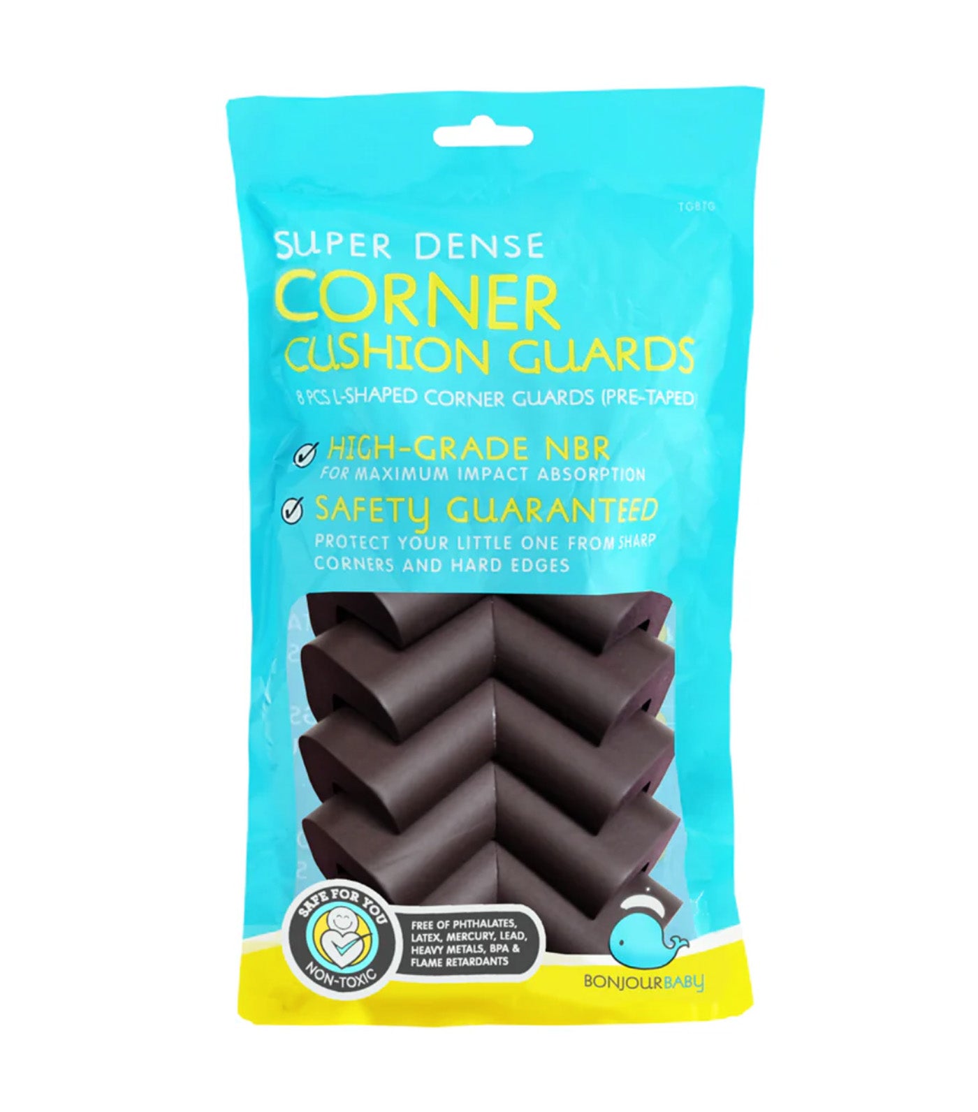 Bonjour Baby Super Dense Corner Guard Brown