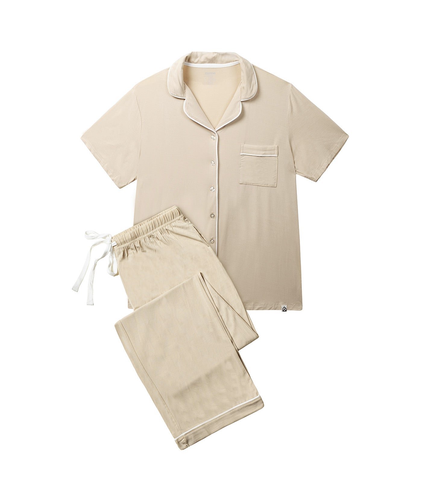 Andy Adult Organic Bamboo Short Sleeve Pajama Set