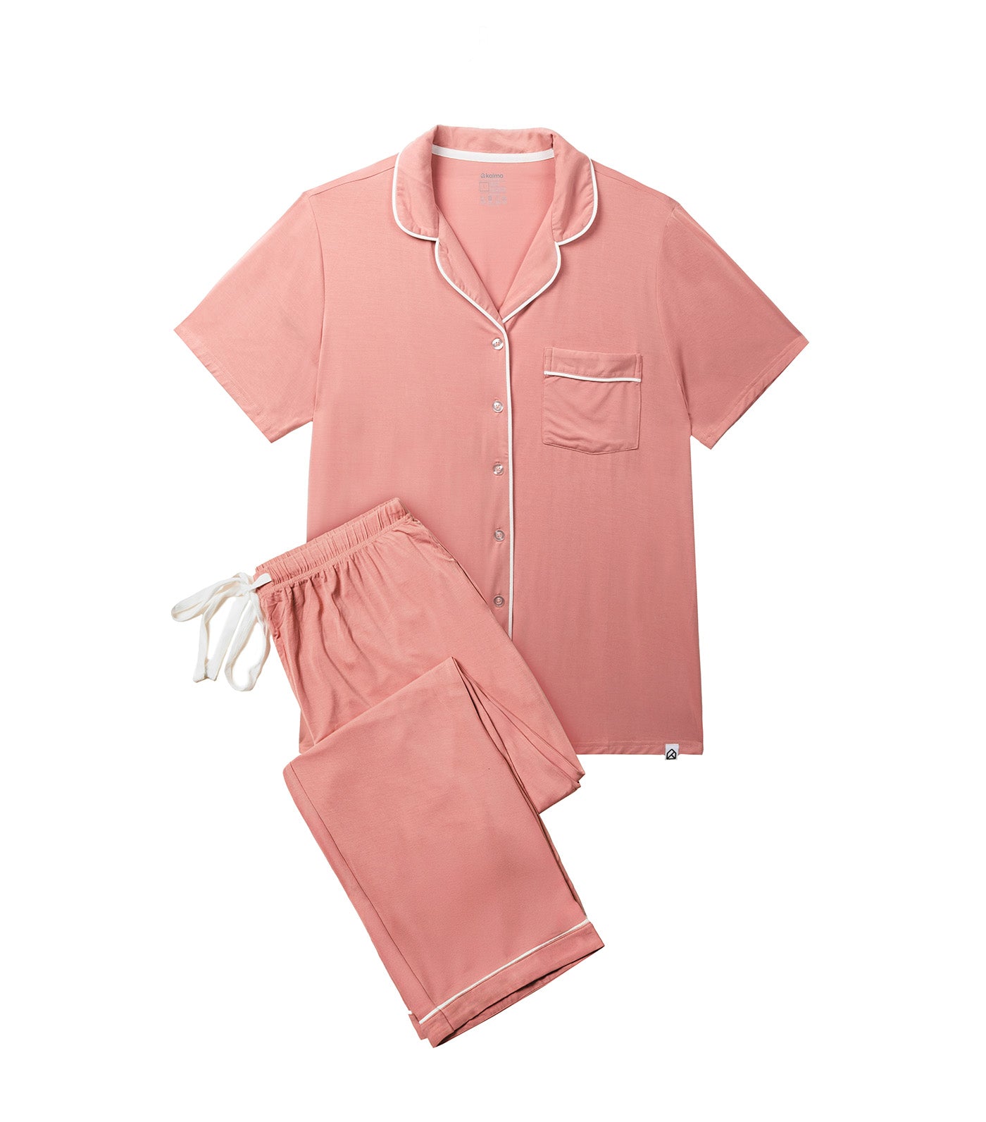 Andy Adult Organic Bamboo Short Sleeve Pajama Set