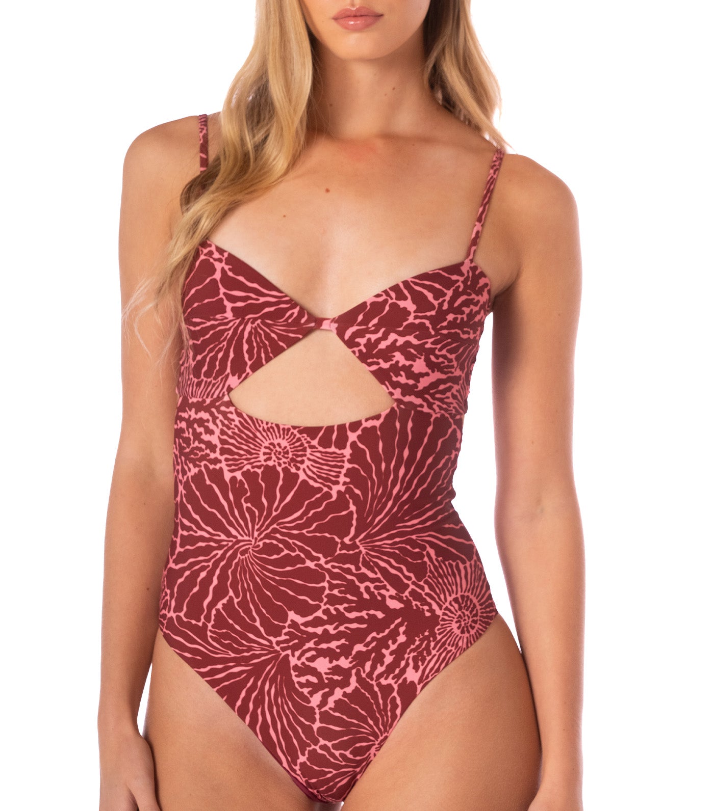 Avy One Piece Coralia Red
