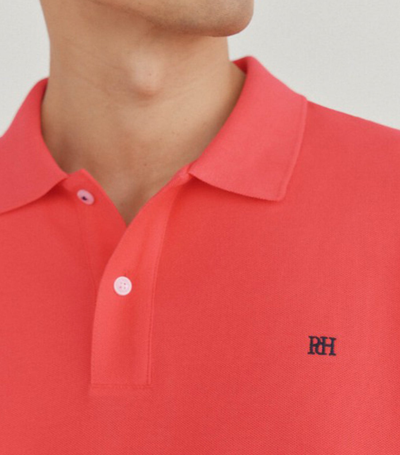 Pedro del Hierro Basic Piqué Polo Shirt Red