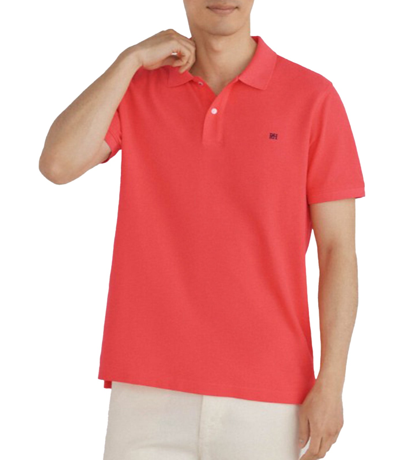 Pedro del Hierro Basic Piqué Polo Shirt Red