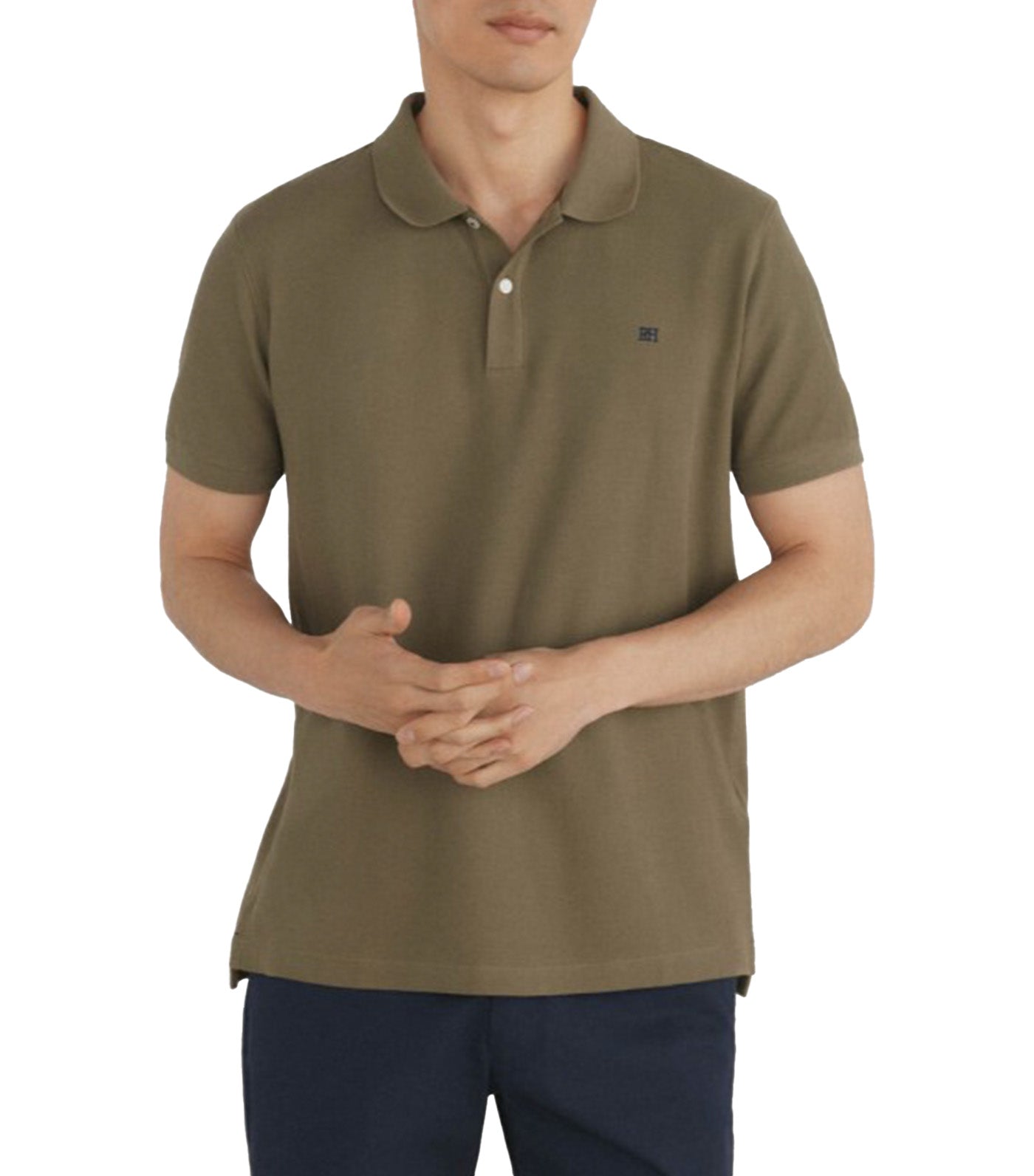 Pedro del Hierro Basic Slim Polo Shirt Green