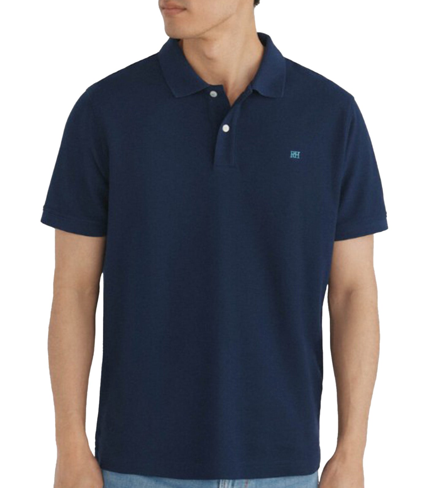 Pedro del Hierro Basic Slim Polo Shirt Navy