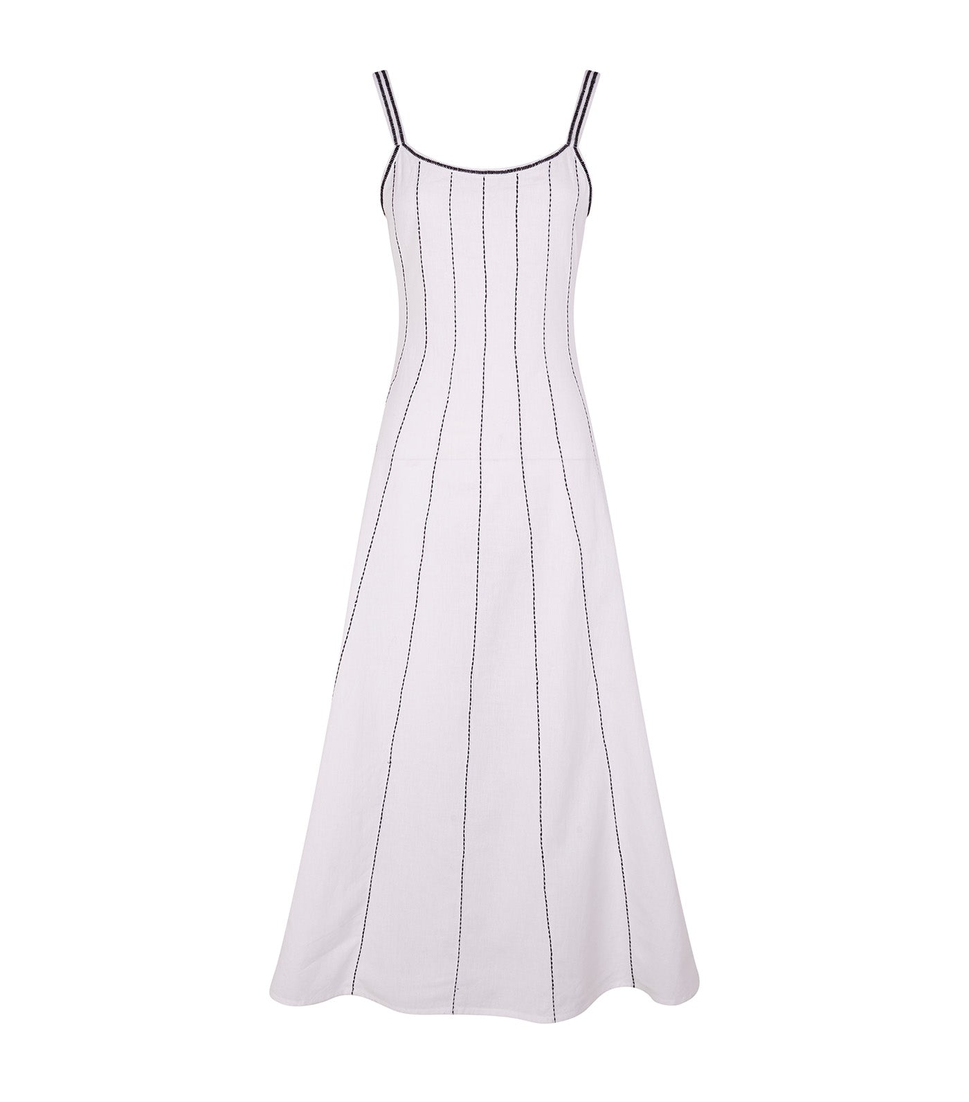 Cut Dress Black/White