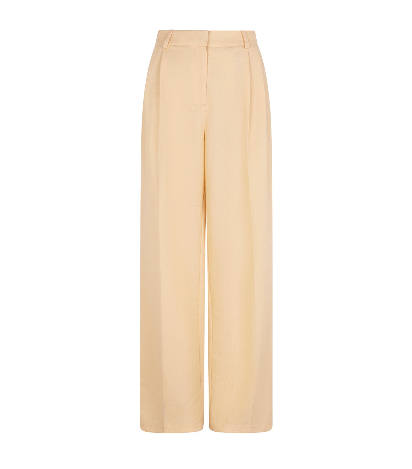 Straight Suit Trousers Yellow