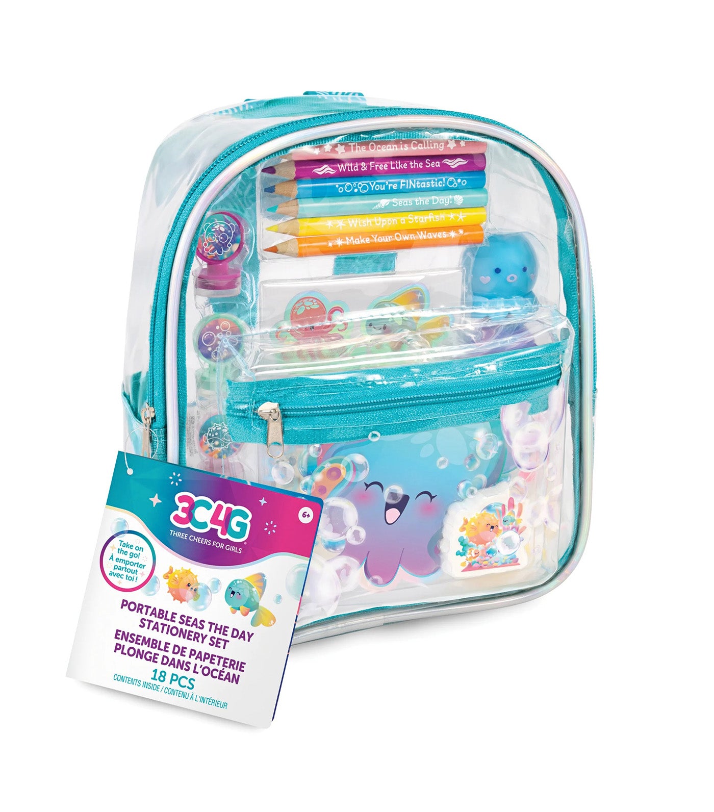 Seas the Day Portable Stationery Set