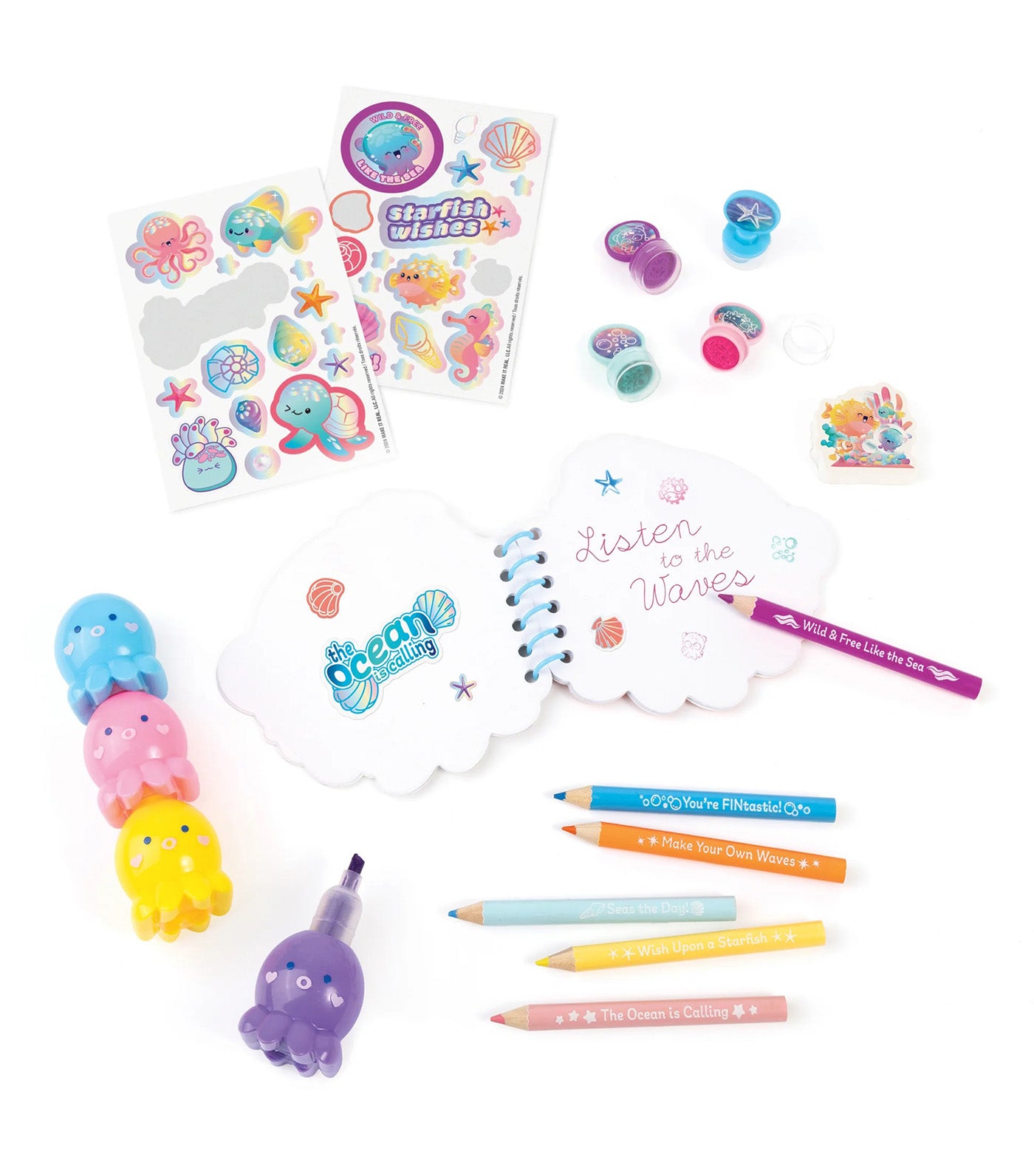 Seas the Day Portable Stationery Set