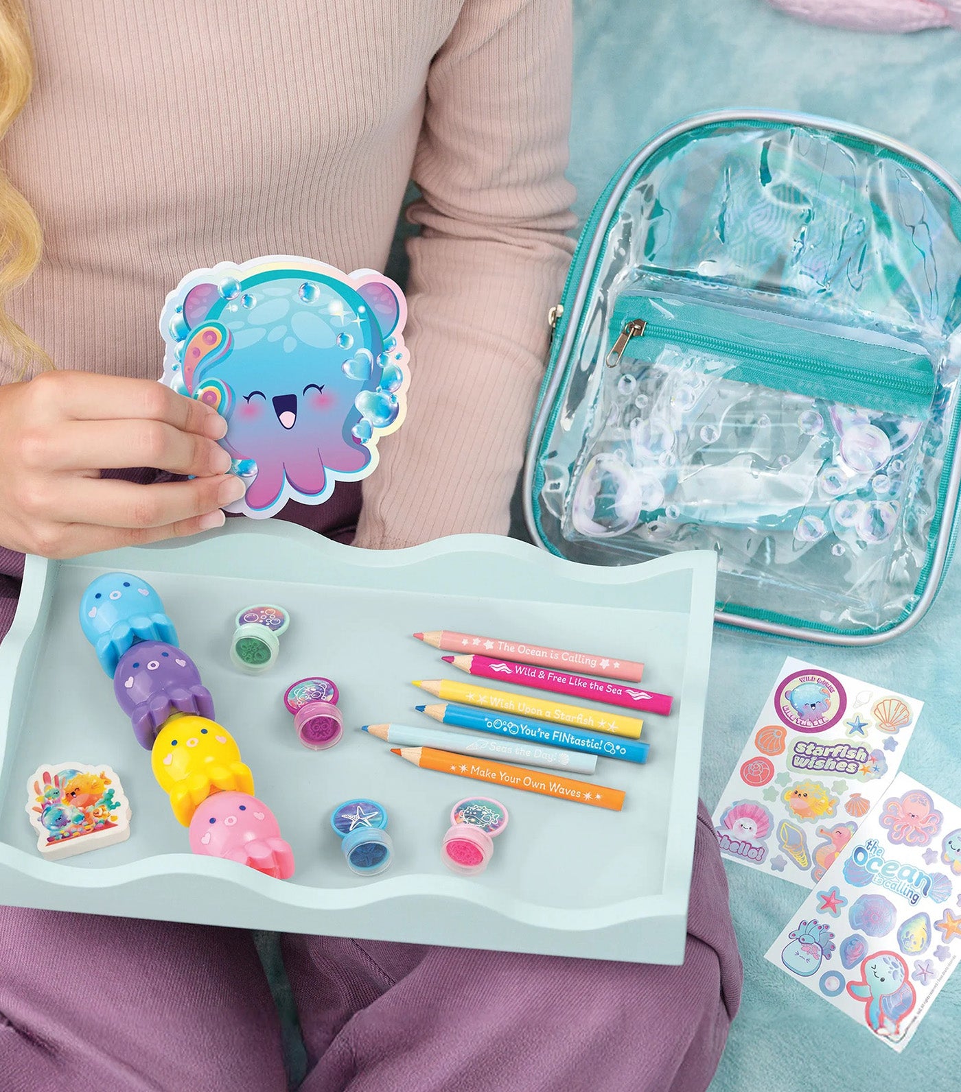 Seas the Day Portable Stationery Set