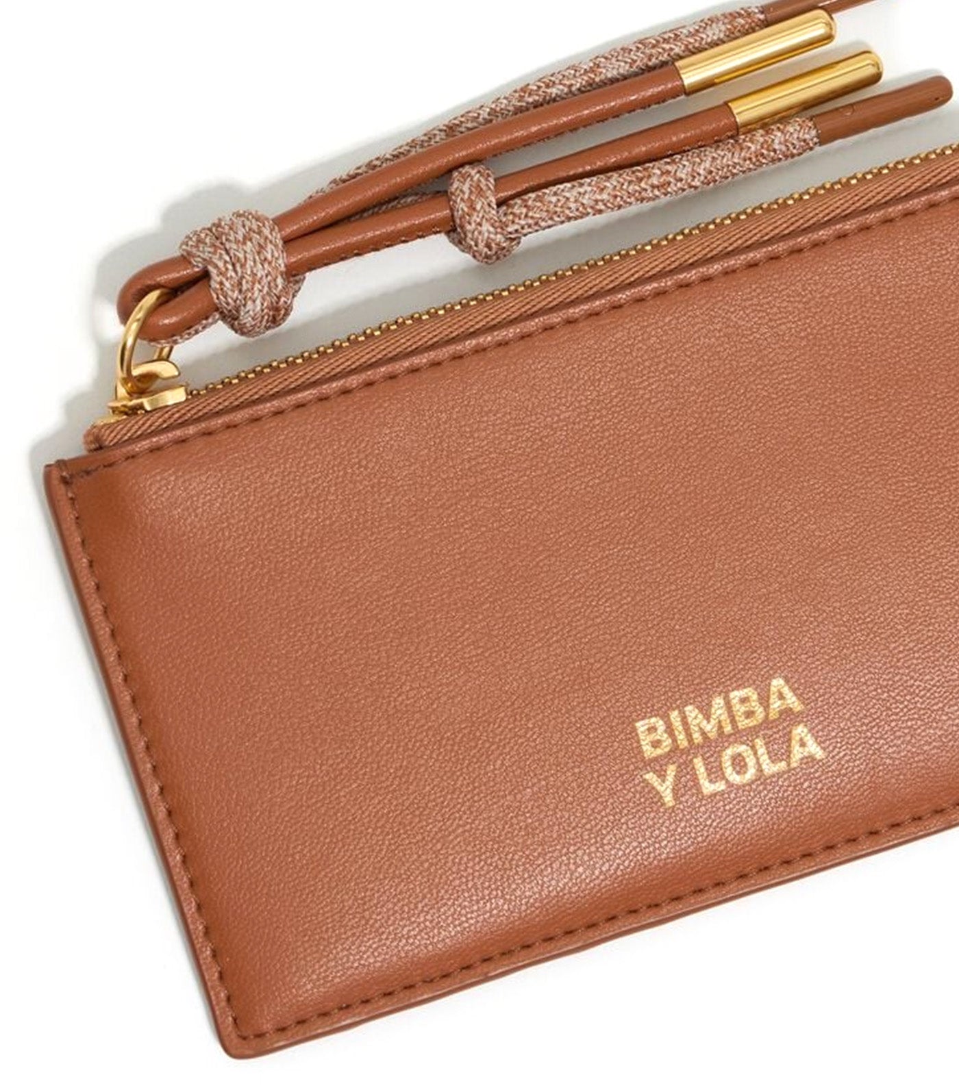 Leather Card Holder/Coin Purse Tan