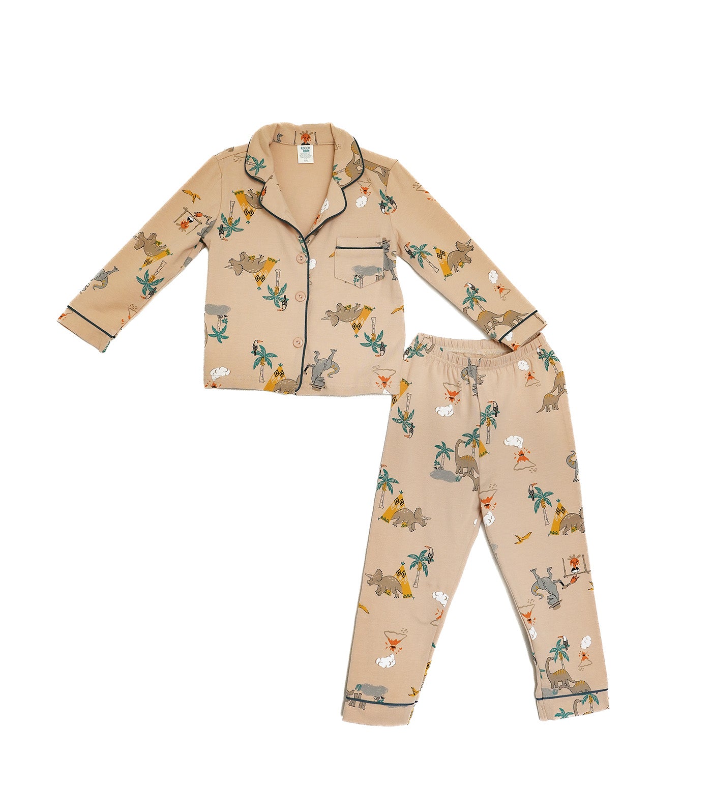 Long Sleeve Top with Pajama Set